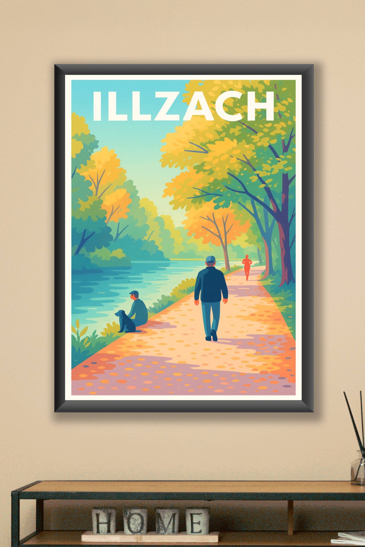 Affiche de Illzach - Promenade aux couleurs d'automne