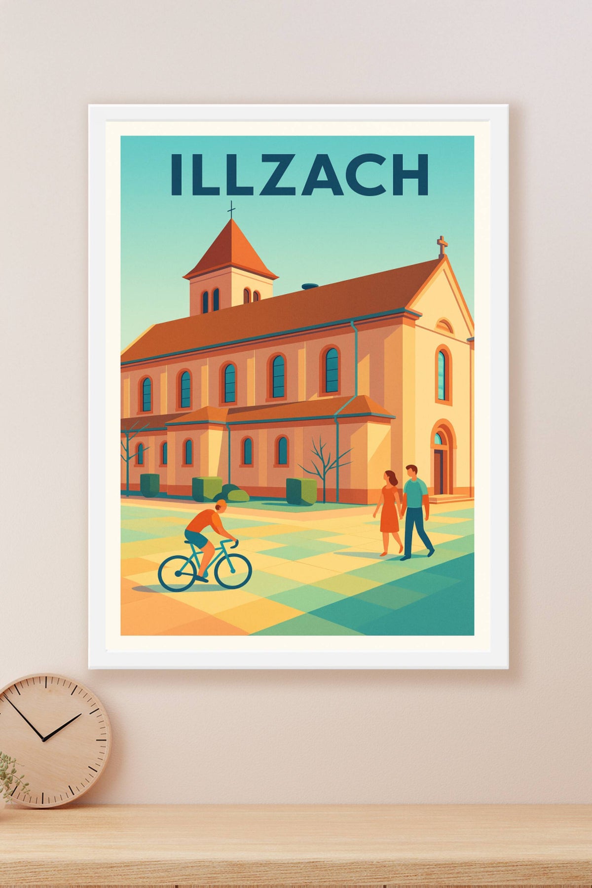 Affiche de Illzach - Charme paisible et architecture emblématique