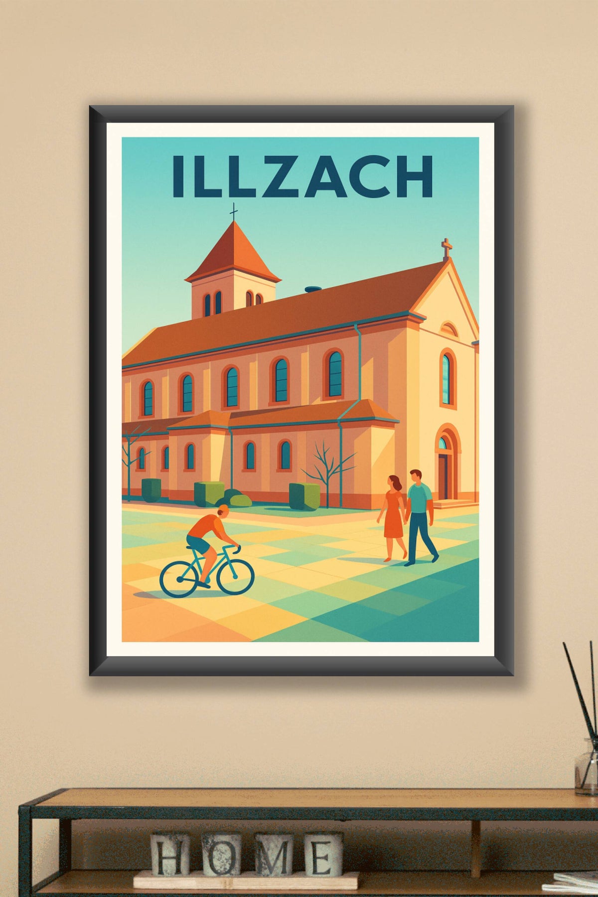 Affiche de Illzach - Charme paisible et architecture emblématique