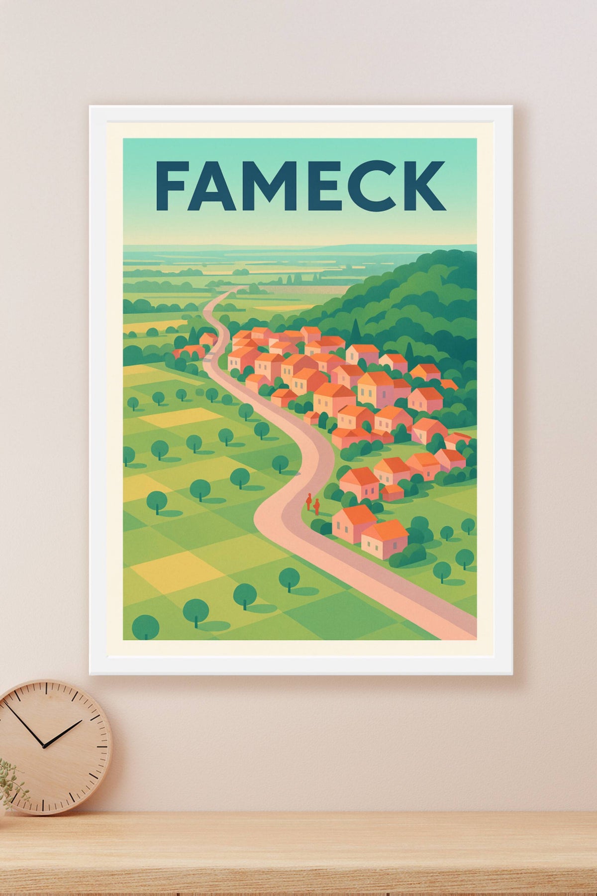 Affiche de Fameck - Évasion champêtre et douceur de vivre