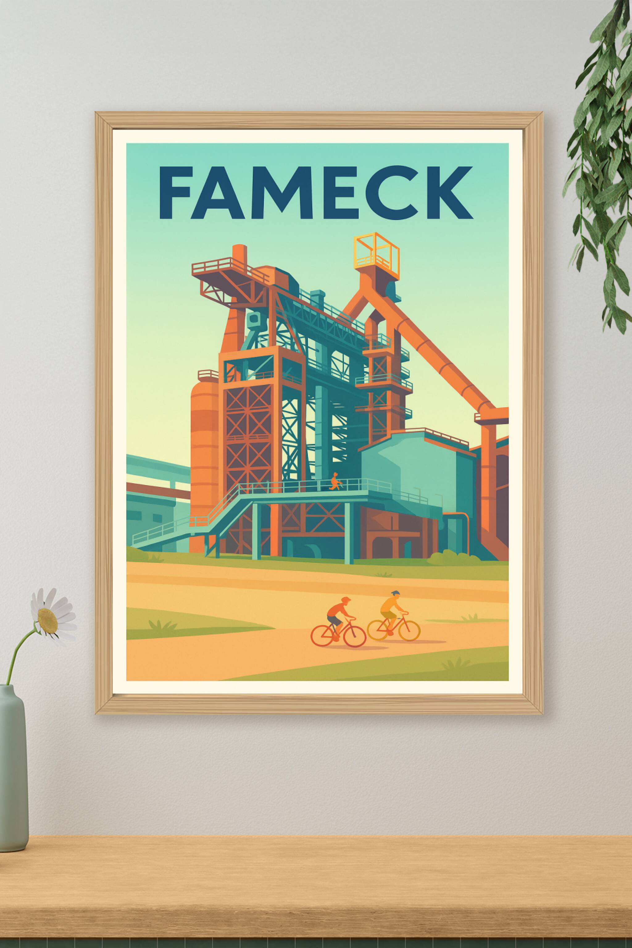 Affiche de Fameck - Industrie et Loisirs en Harmonie