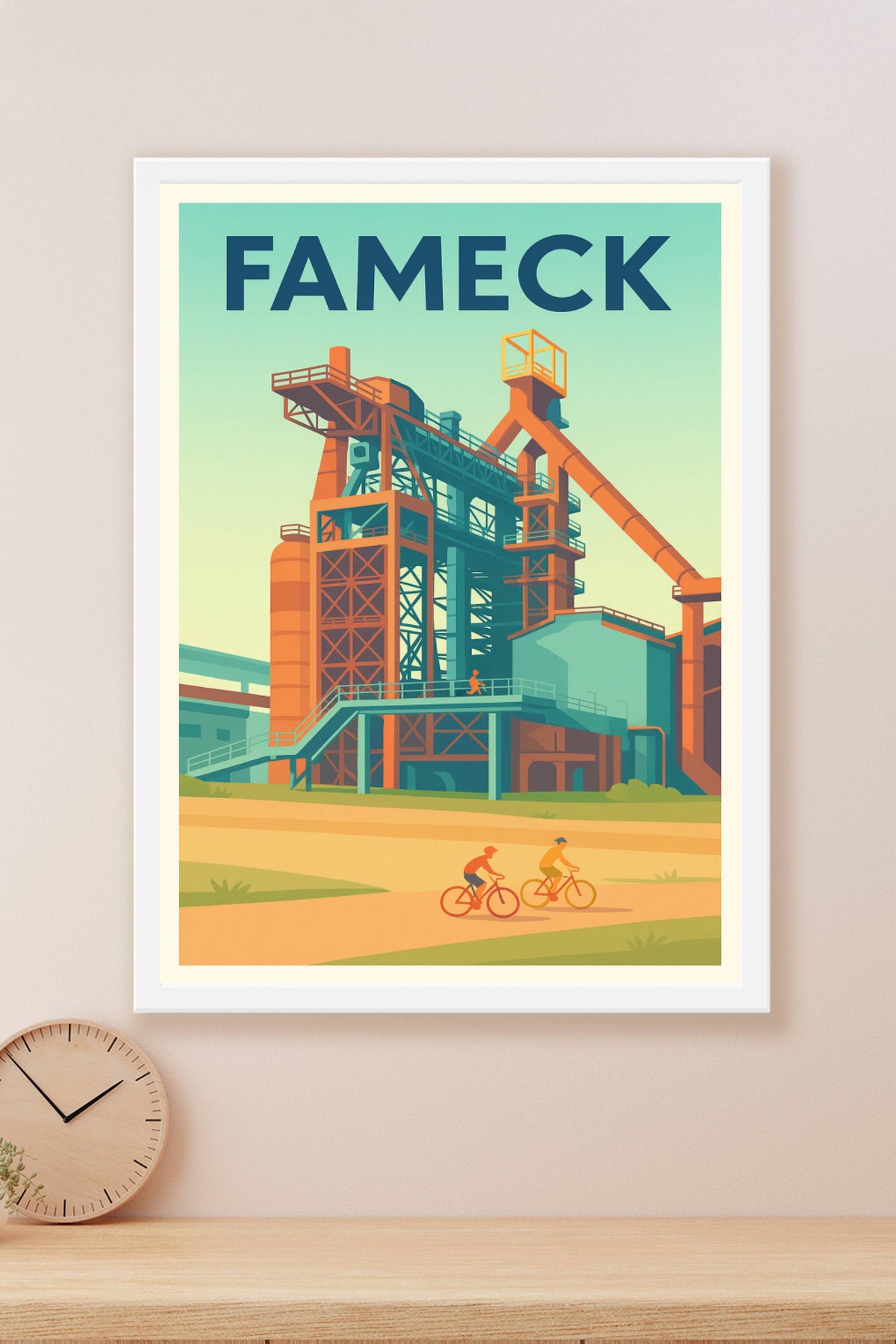 Affiche de Fameck - Industrie et Loisirs en Harmonie
