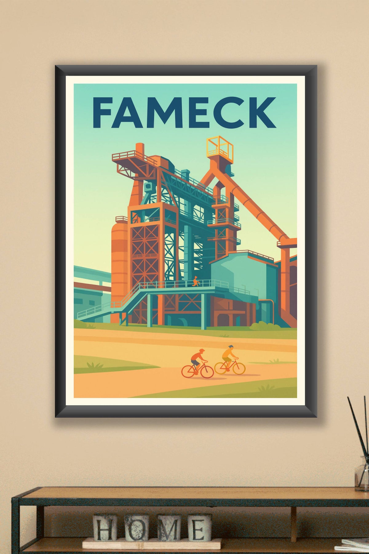 Affiche de Fameck - Industrie et Loisirs en Harmonie