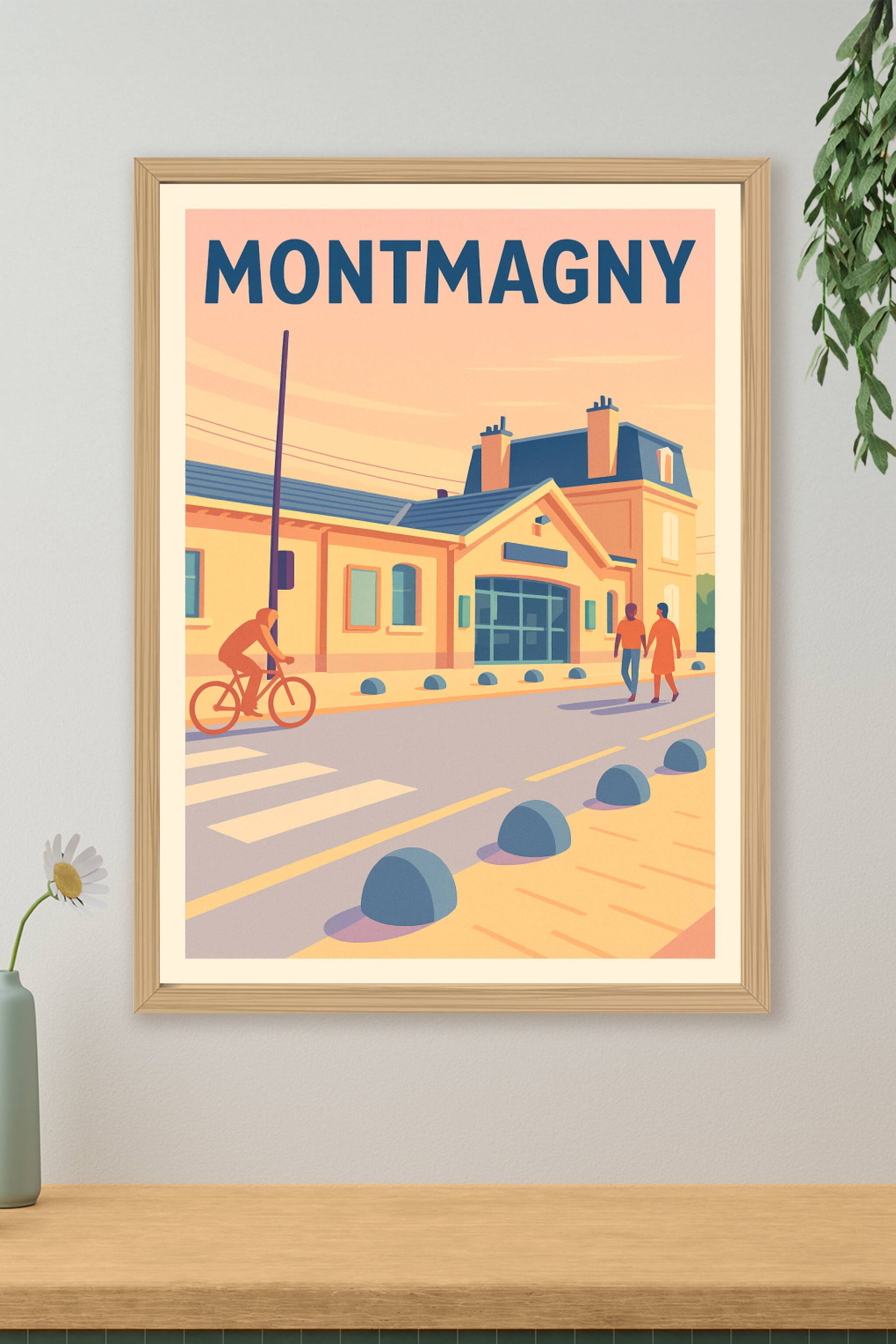 Affiche de Montmagny - Ambiance paisible et lumière dorée