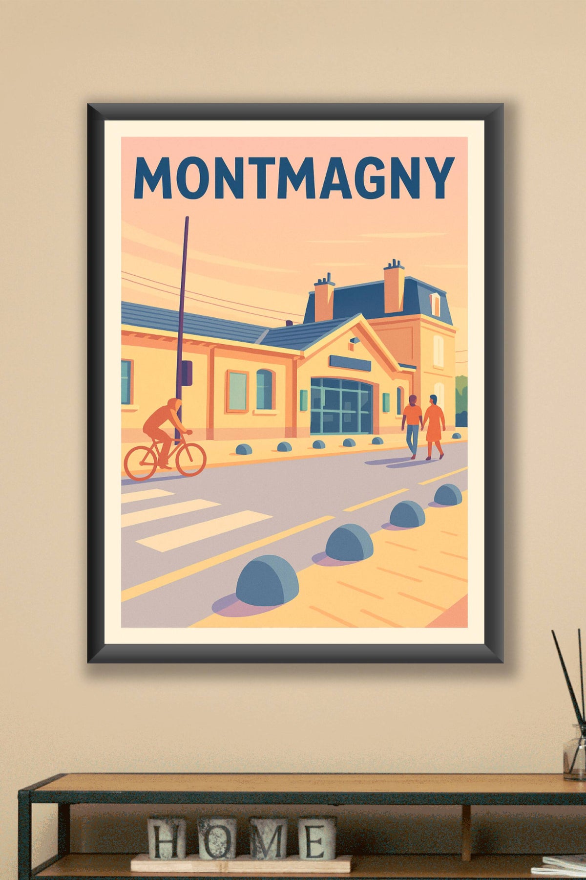 Affiche de Montmagny - Ambiance paisible et lumière dorée