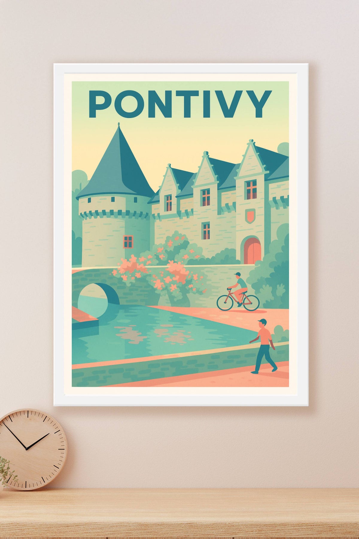 Affiche de Pontivy - Charme historique et douceur de vivre