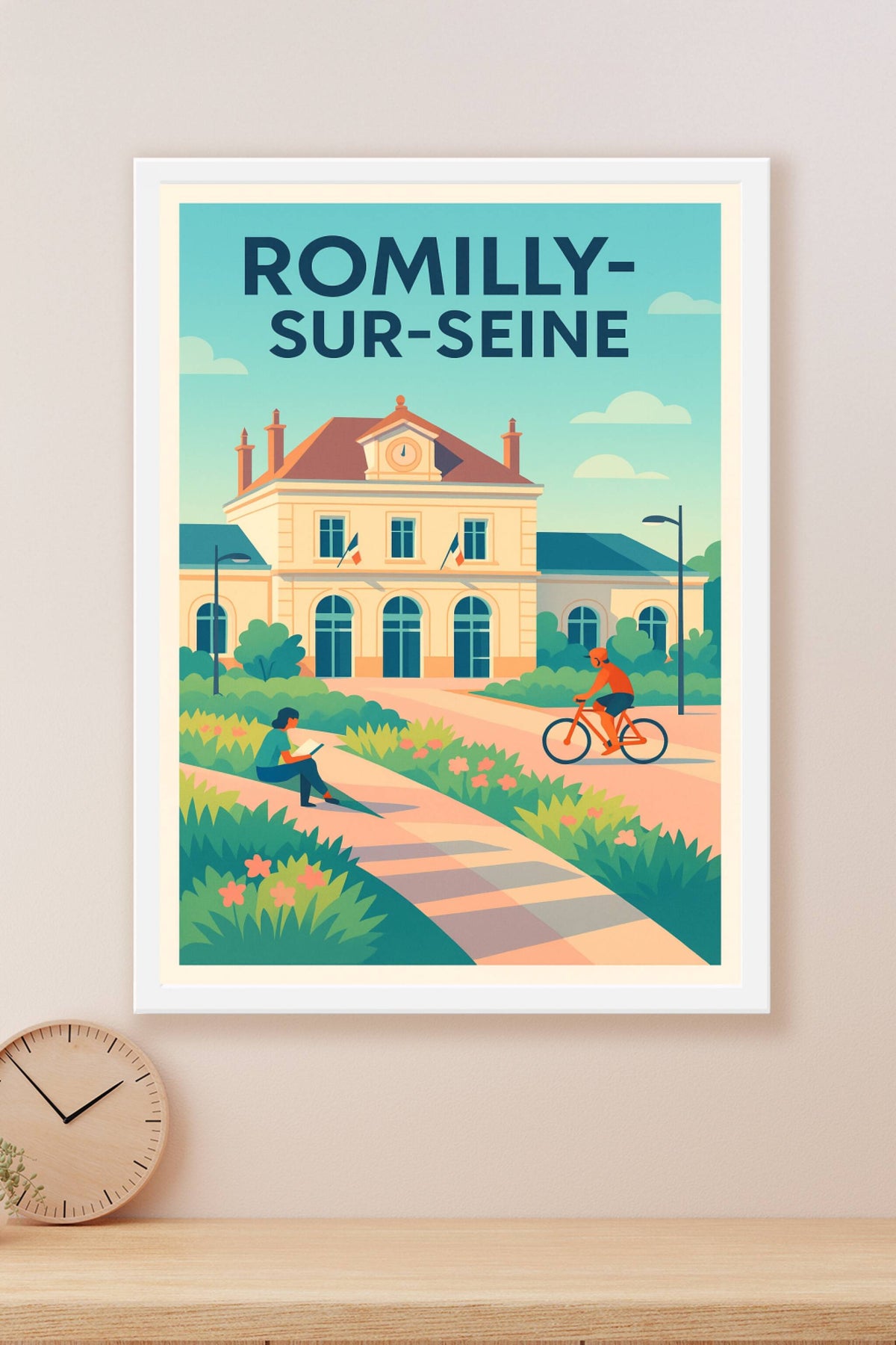 Affiche de Romilly-sur-Seine - Charme et douceur de vie en bord de rivière