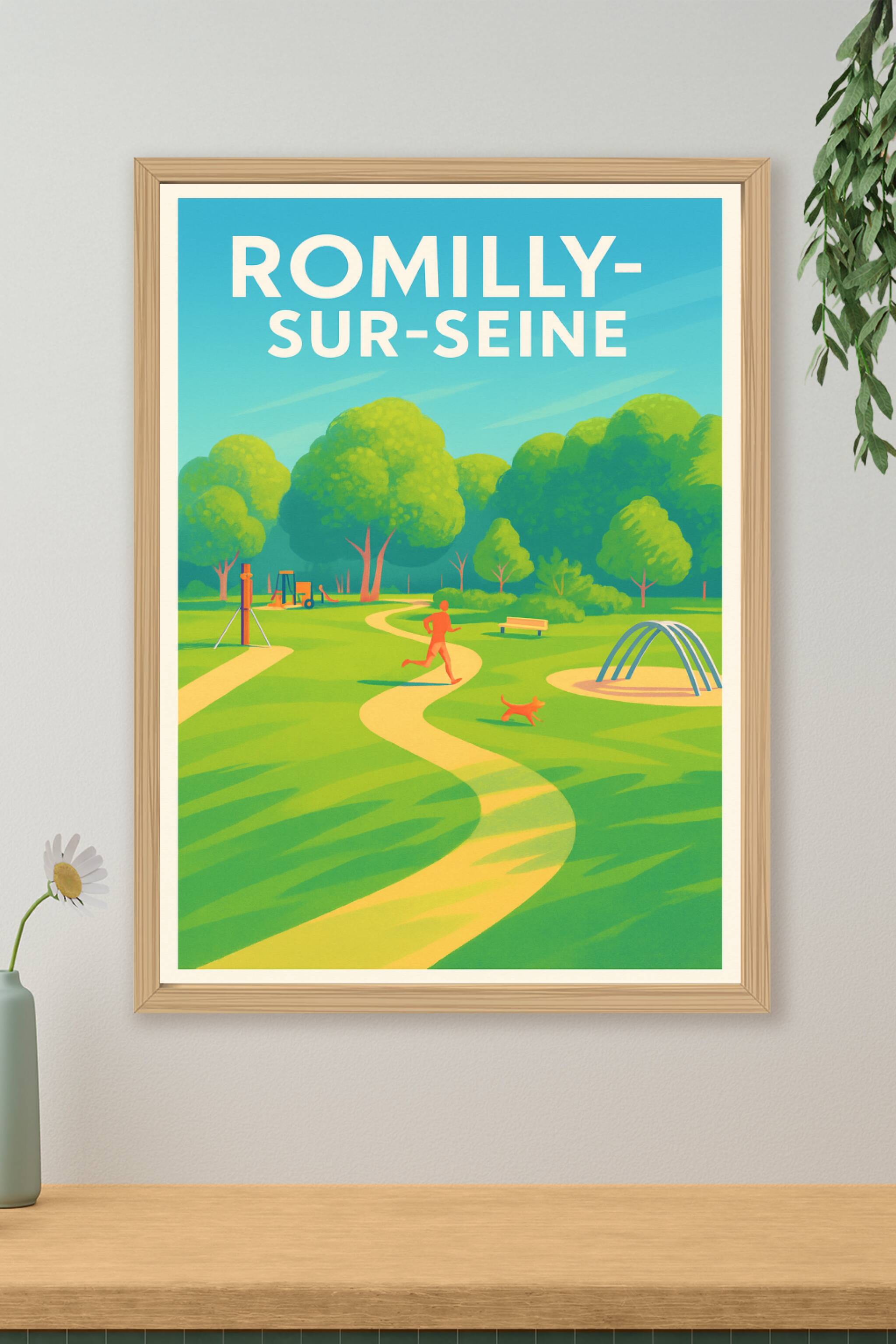 Affiche de Romilly-sur-Seine - Esprit nature et détente
