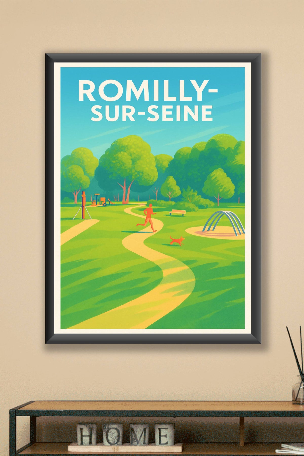 Affiche de Romilly-sur-Seine - Esprit nature et détente