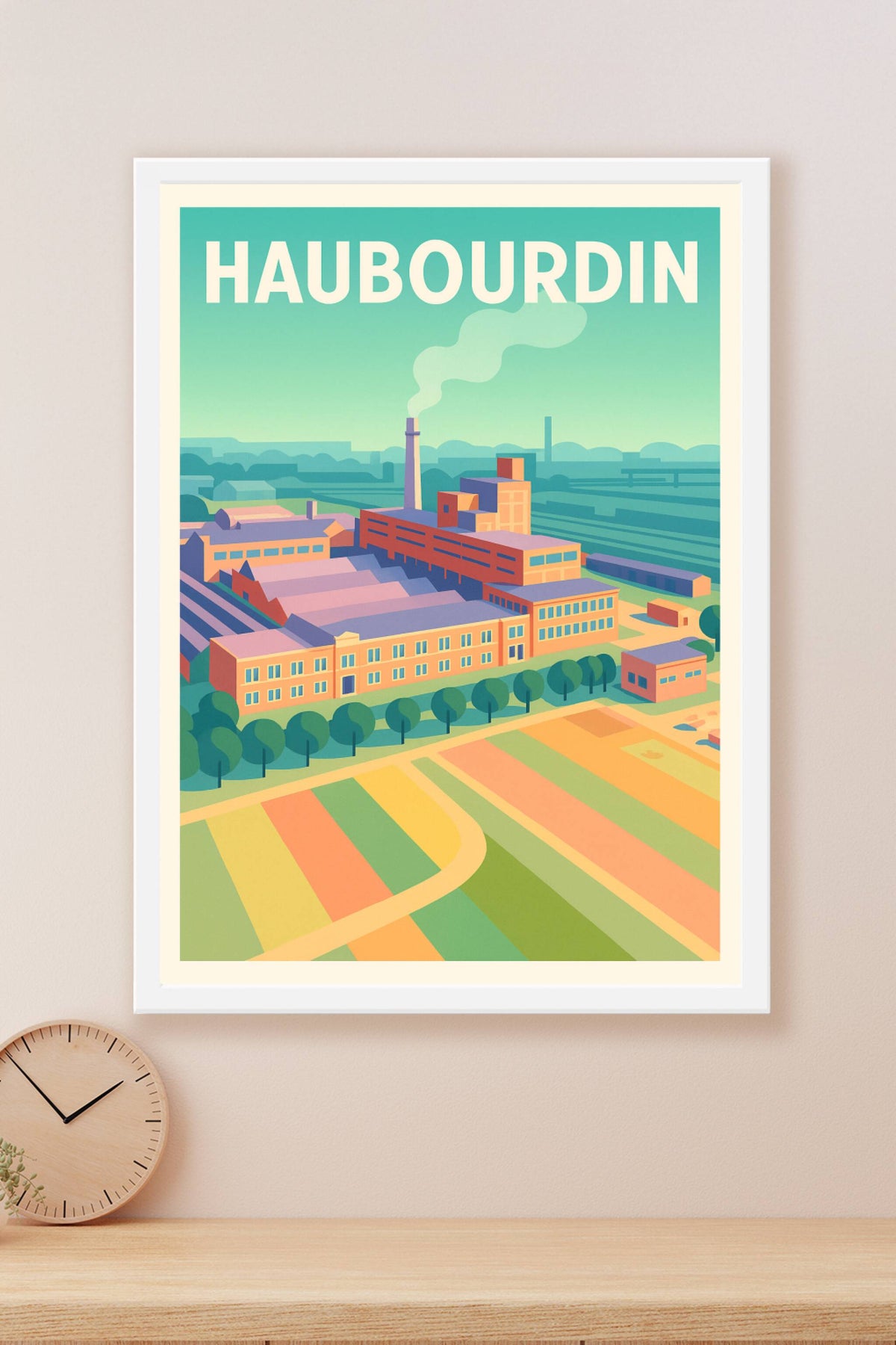 Affiche de Haubourdin - L'âme industrielle en couleurs