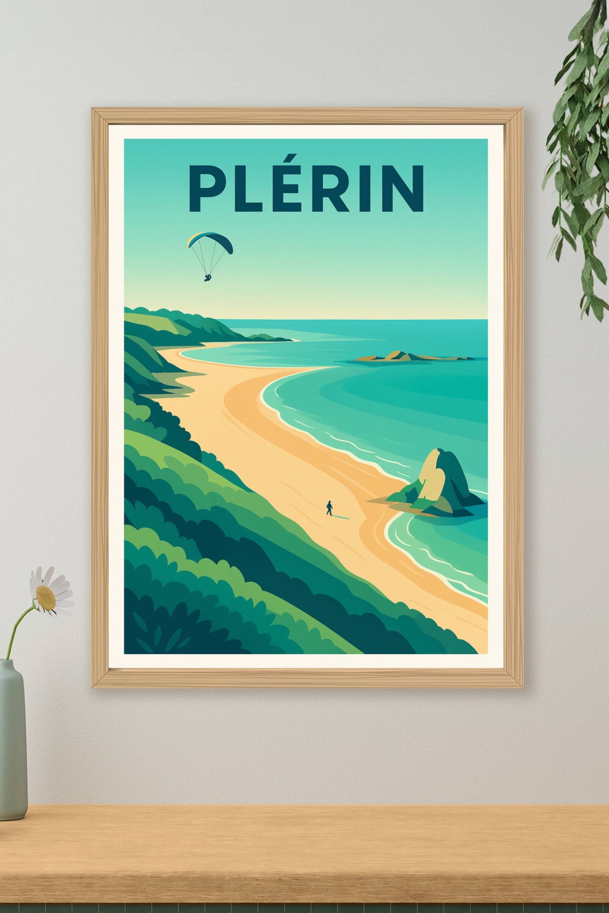 Affiche de Plérin - Évasion et sérénité au bord de l'Atlantique