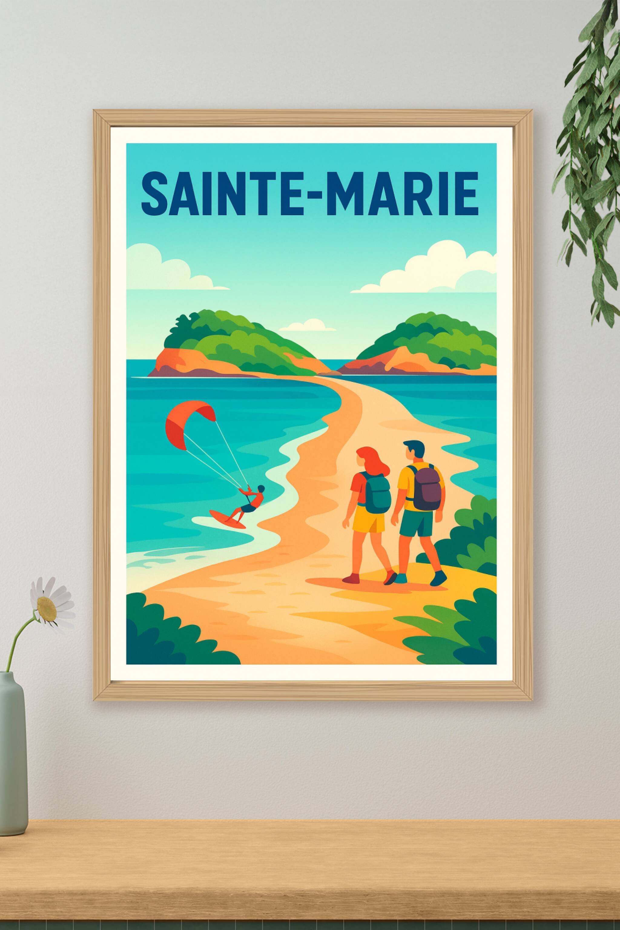Affiche de Sainte-Marie - Escapade entre mer et aventure