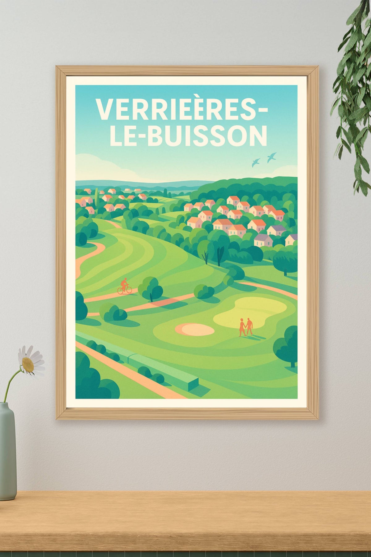 Affiche de Verrières-le-Buisson - Évasion bucolique en Île-de-France