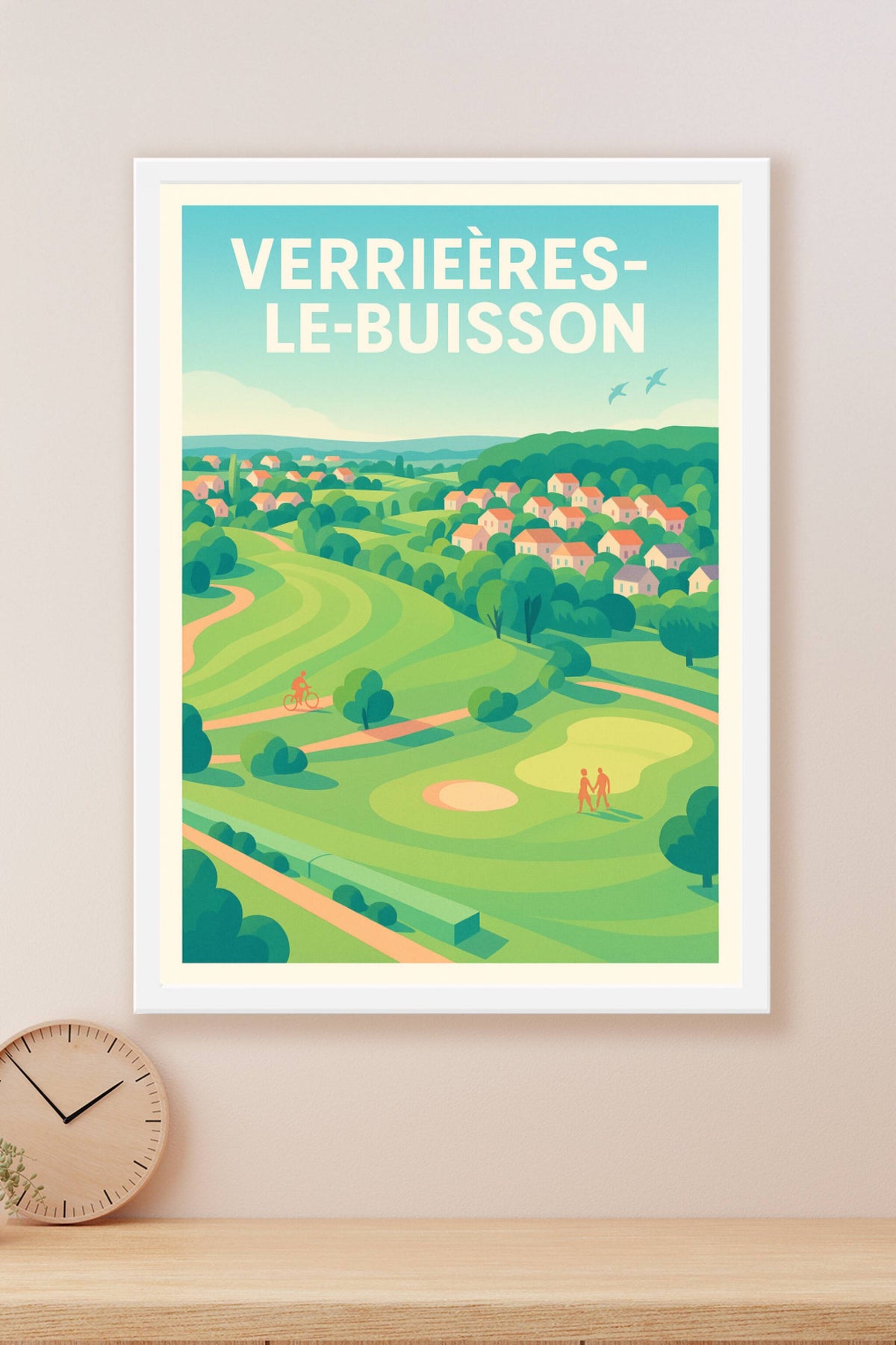 Affiche de Verrières-le-Buisson - Évasion bucolique en Île-de-France