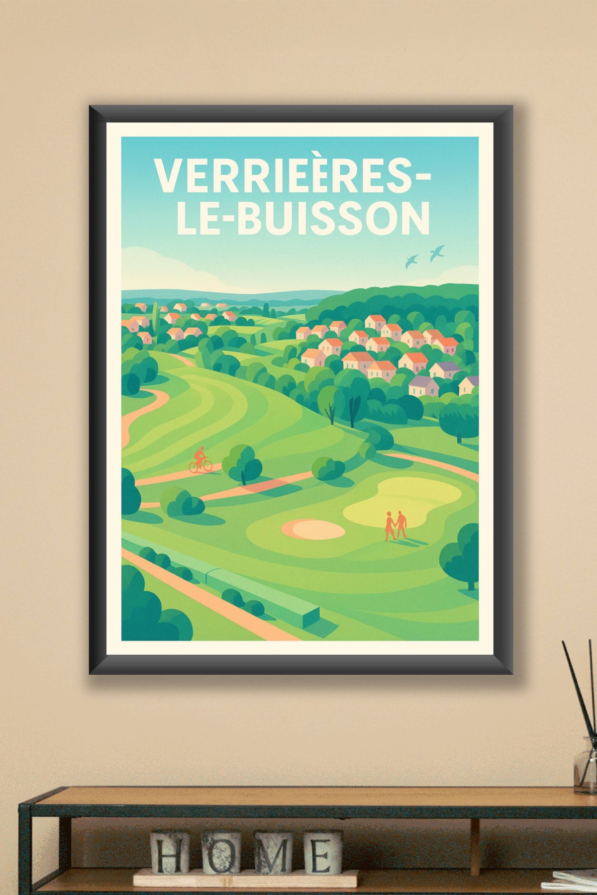 Affiche de Verrières-le-Buisson - Évasion bucolique en Île-de-France