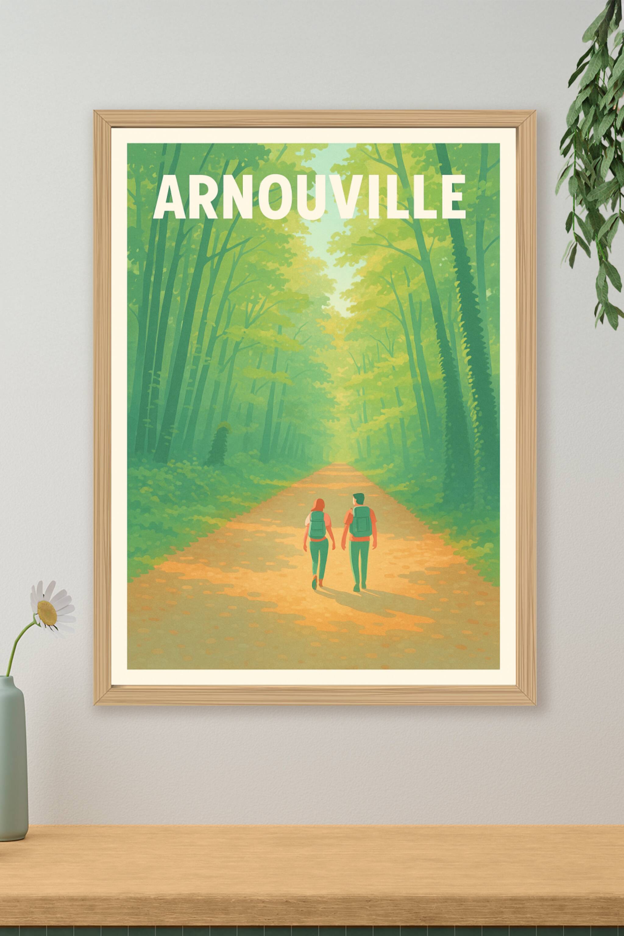 Affiche de Arnouville - Promenade en Forêt Apaisante
