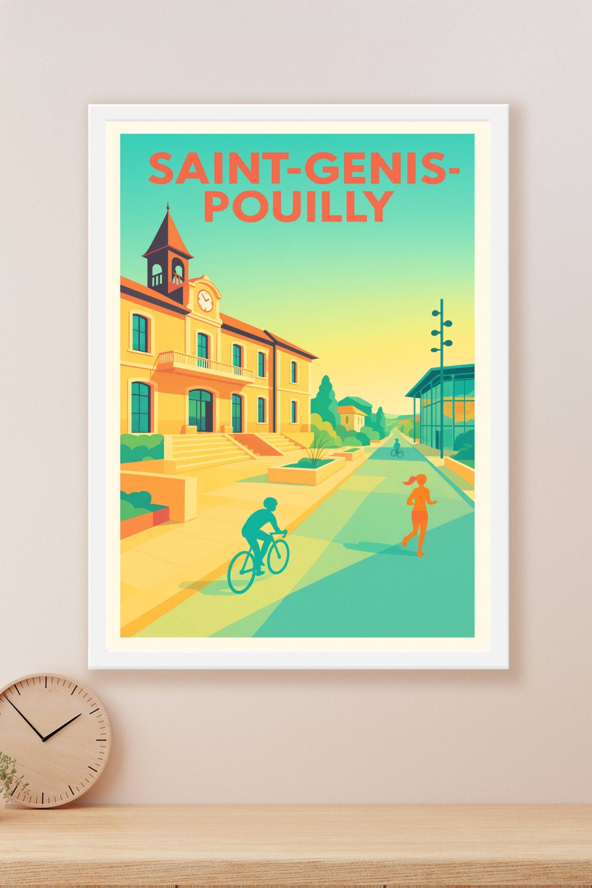 Affiche de Saint-Genis-Pouilly - Harmonie et Vitalité au Cœur de la Ville