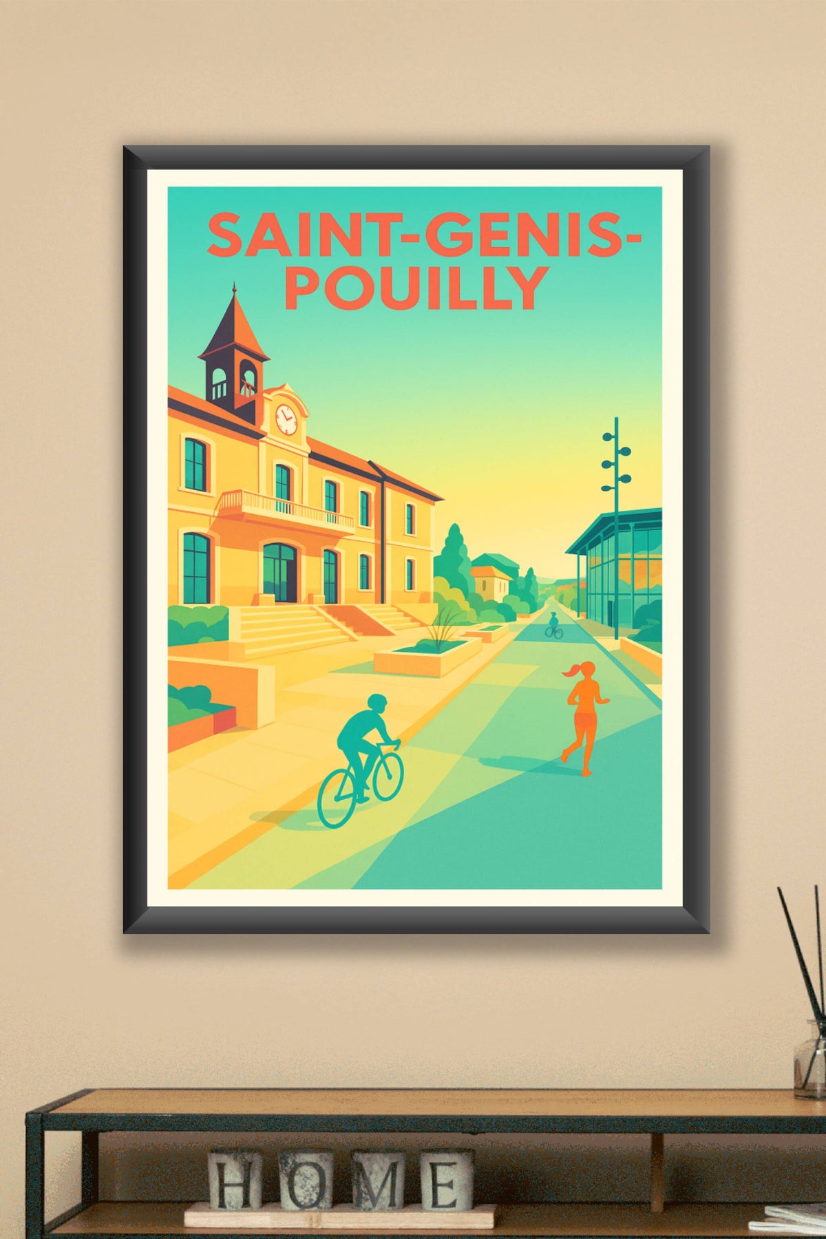 Affiche de Saint-Genis-Pouilly - Harmonie et Vitalité au Cœur de la Ville