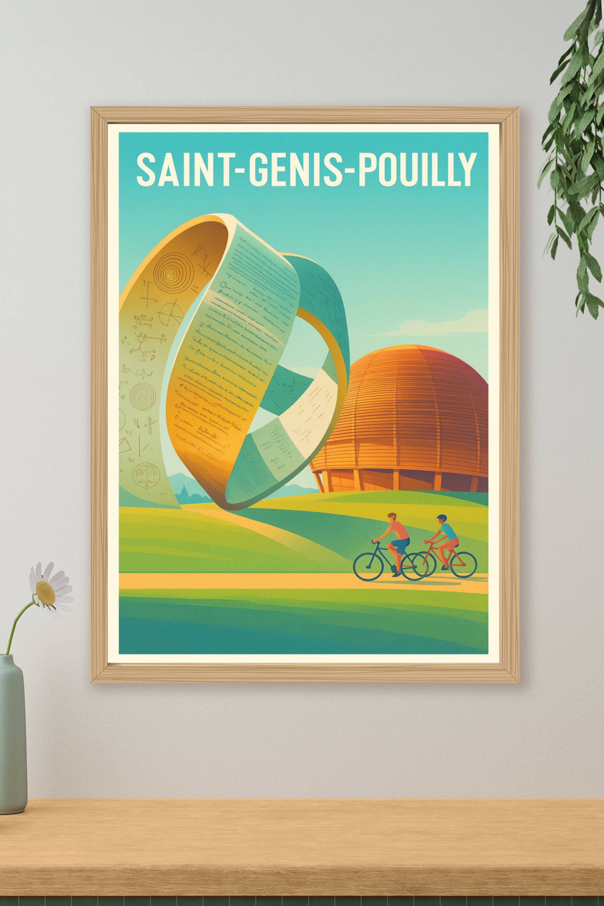 Affiche de Saint-Genis-Pouilly - L'art et la science en harmonie