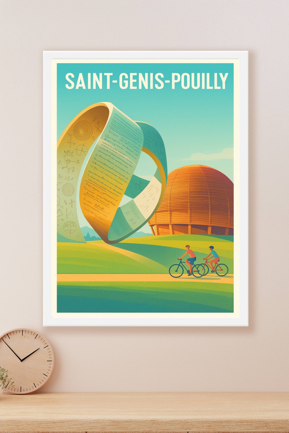 Affiche de Saint-Genis-Pouilly - L'art et la science en harmonie