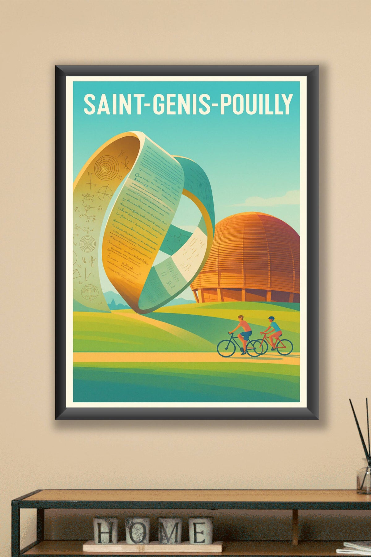 Affiche de Saint-Genis-Pouilly - L'art et la science en harmonie