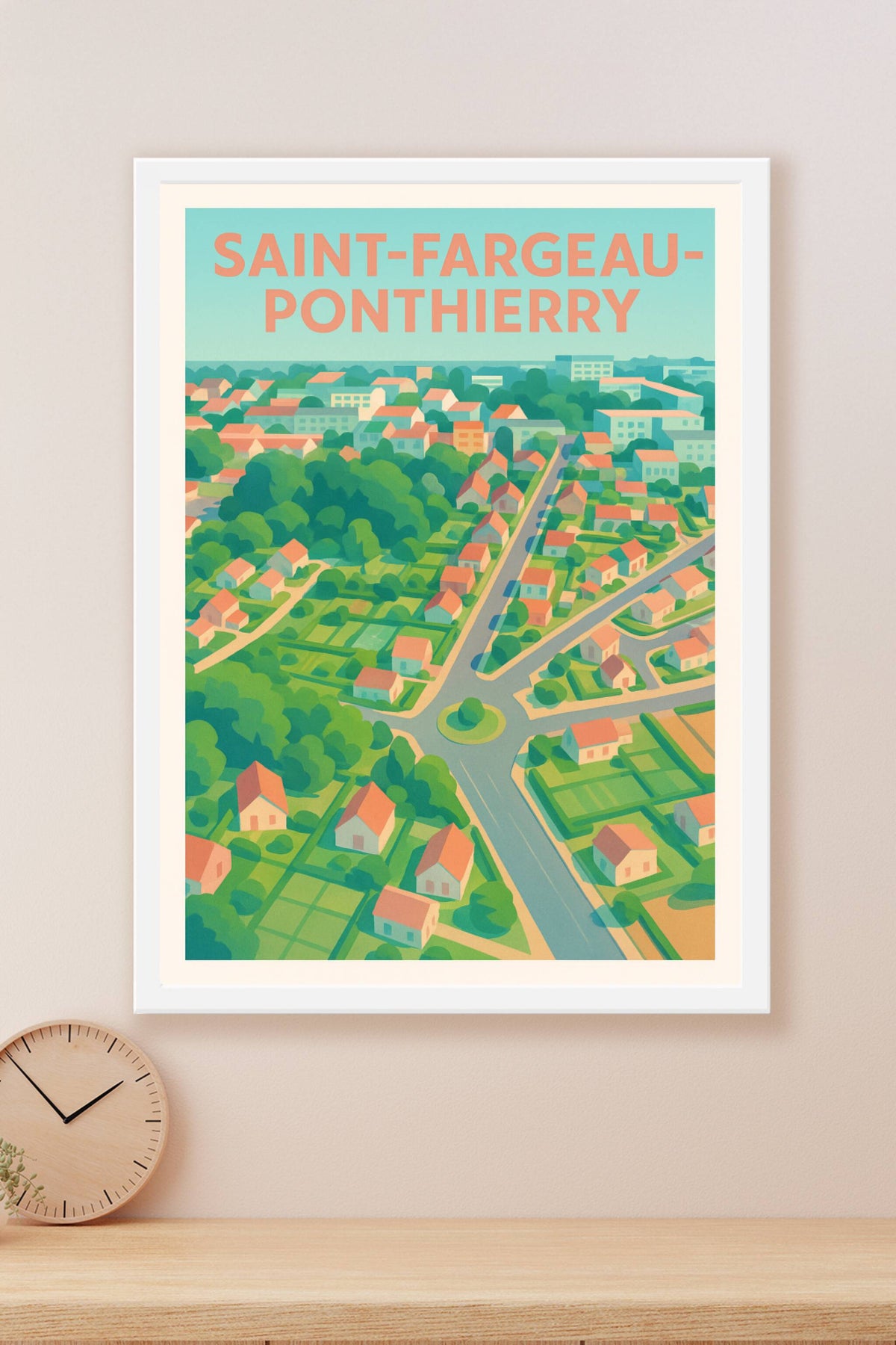 Affiche de Saint-Fargeau-Ponthierry - Charme bucolique et douceur de vivre