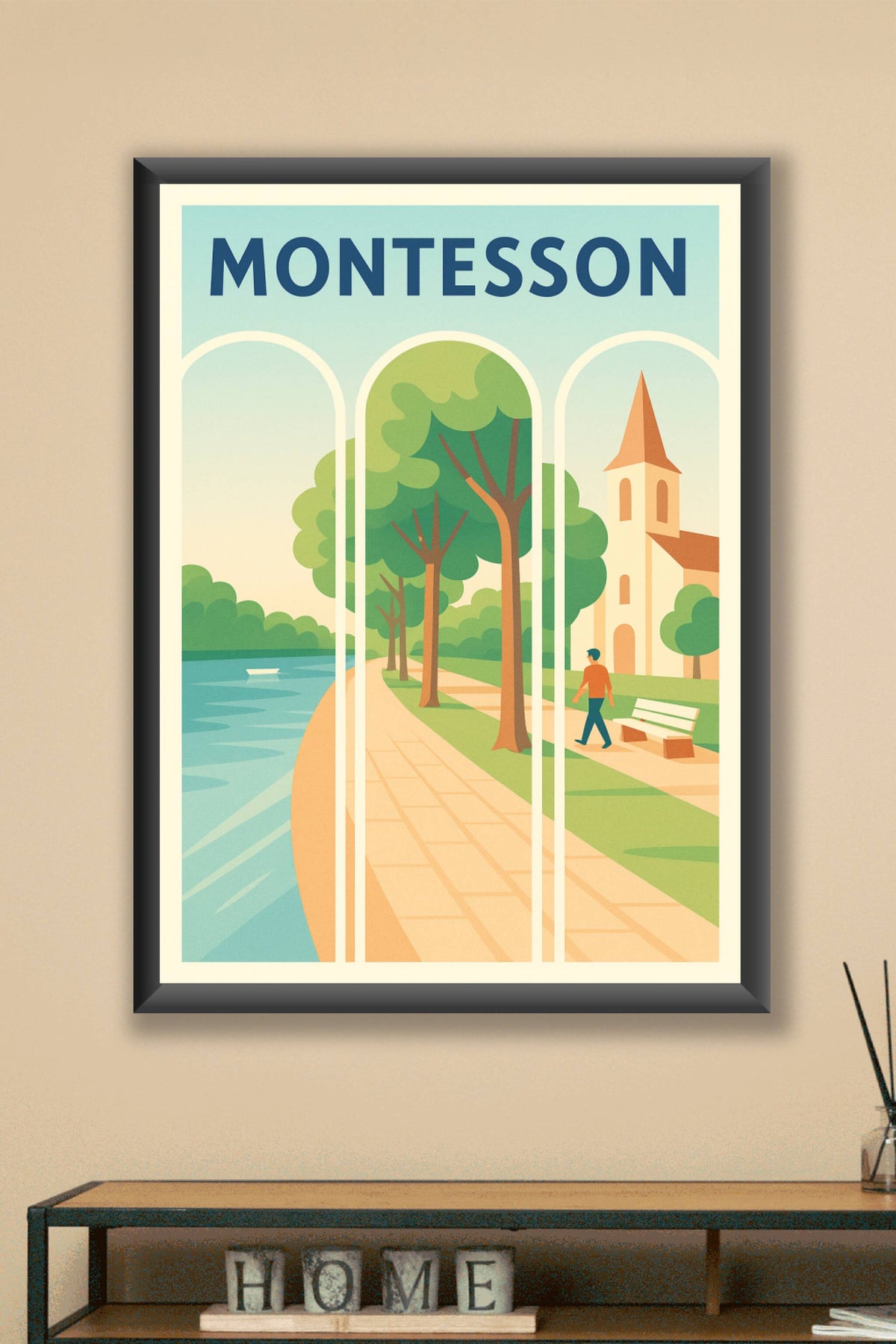 Affiche de Montesson - Balade au bord de l'eau