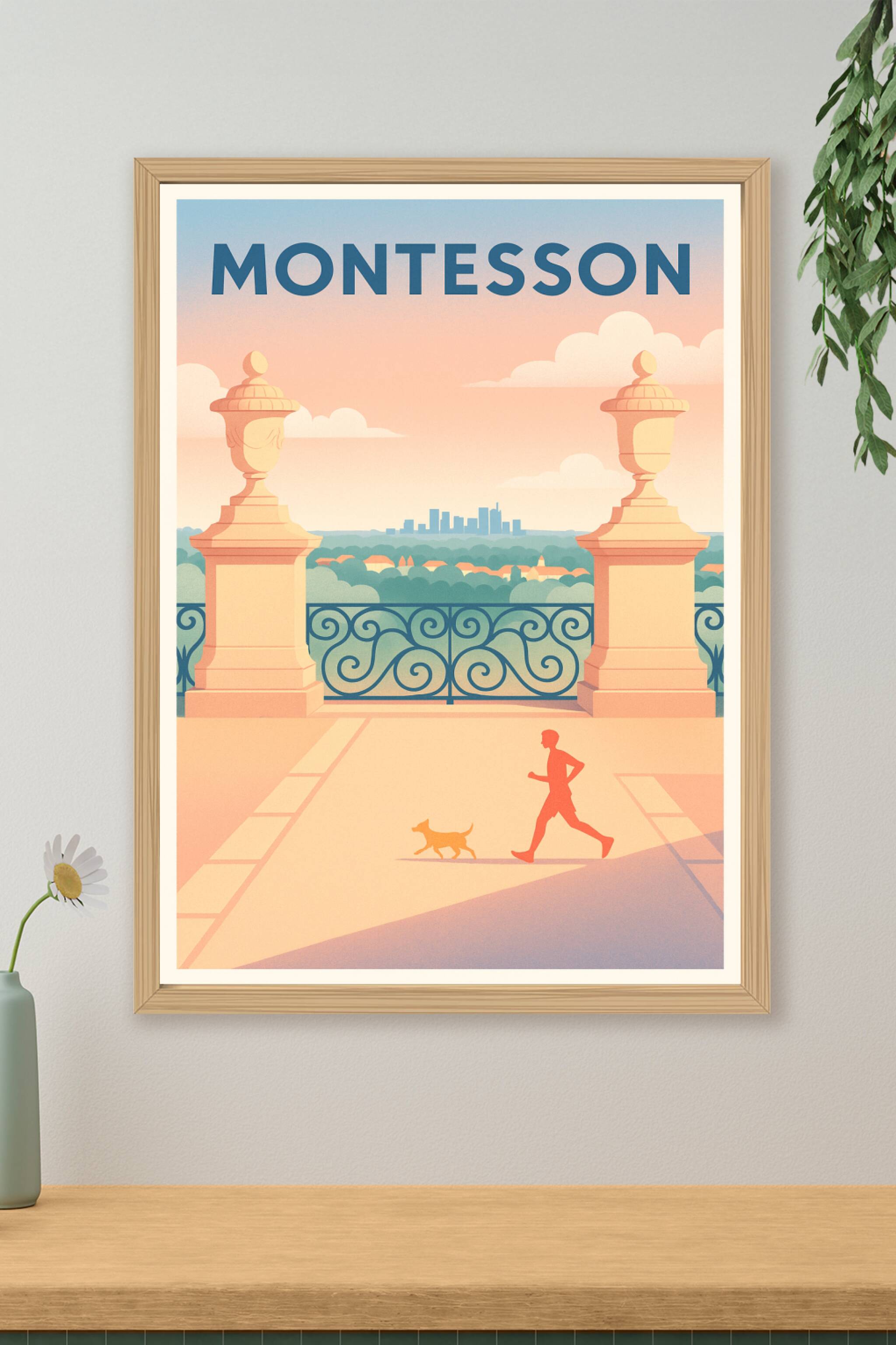 Affiche de Montesson - Évasion et promenade en douceur