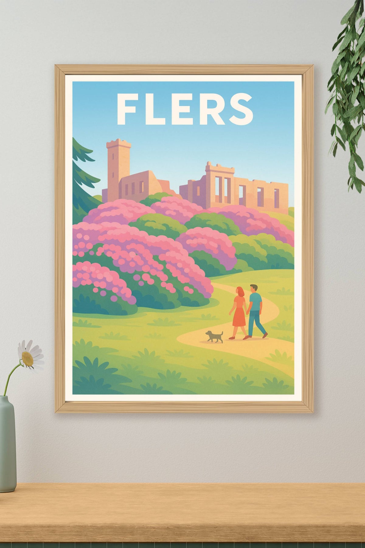 Affiche de Flers - Promenade romantique au cœur de la nature