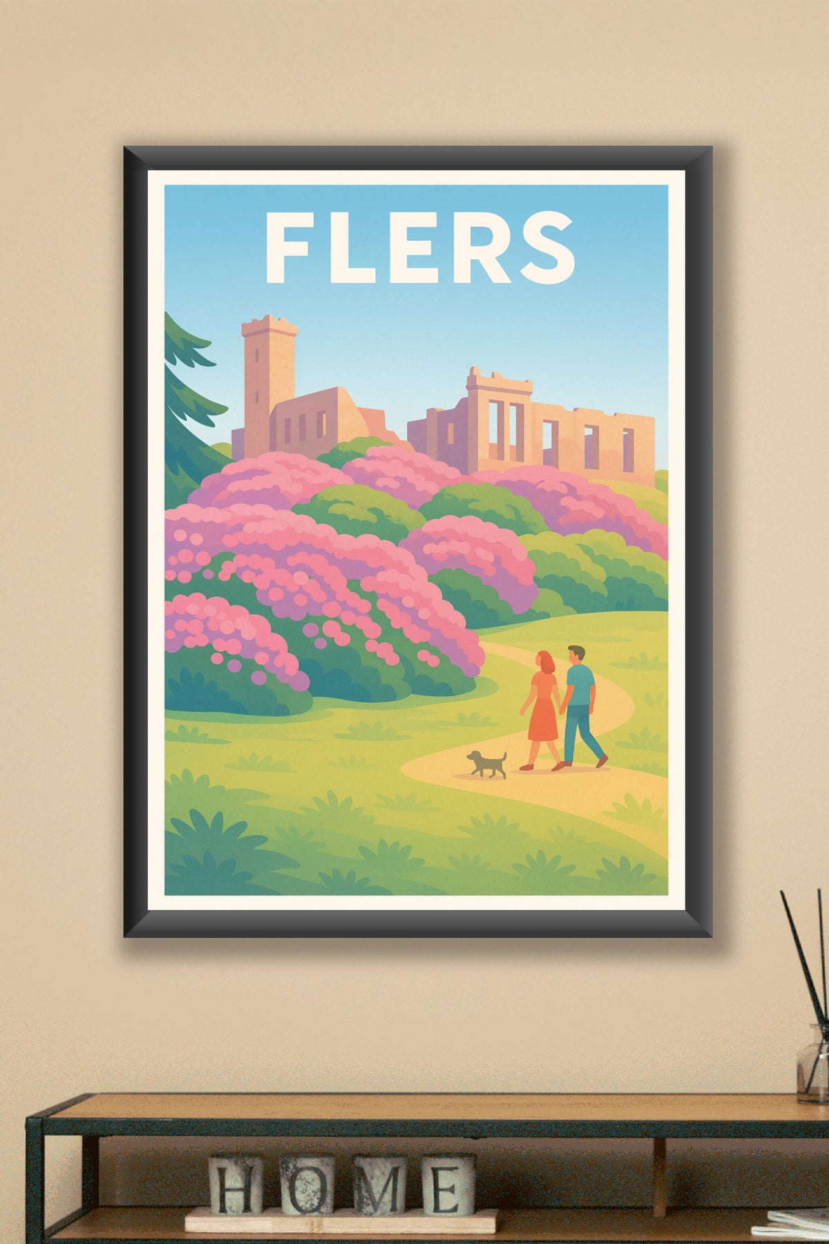 Affiche de Flers - Promenade romantique au cœur de la nature