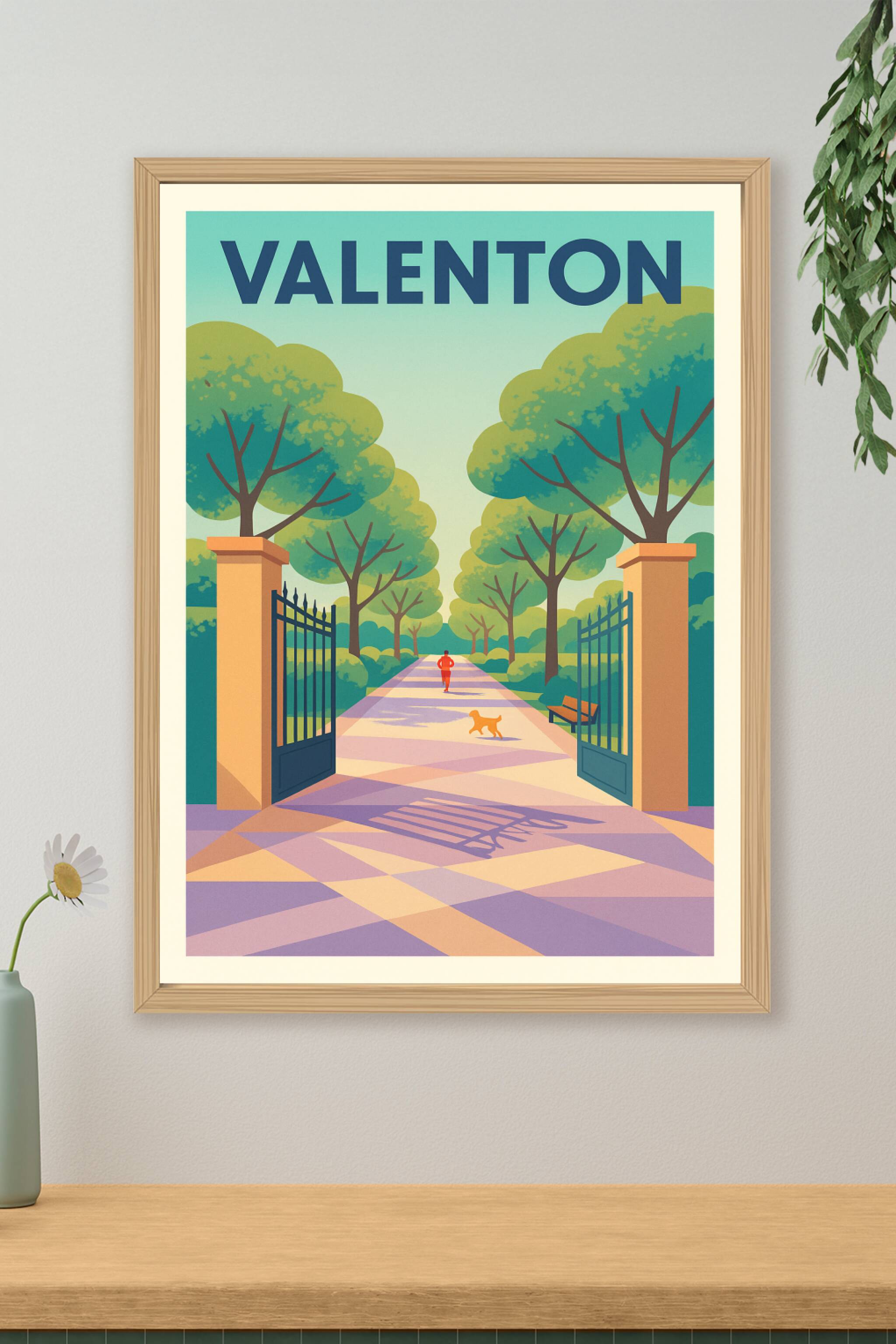 Affiche de Valenton - Invitation à la promenade paisible