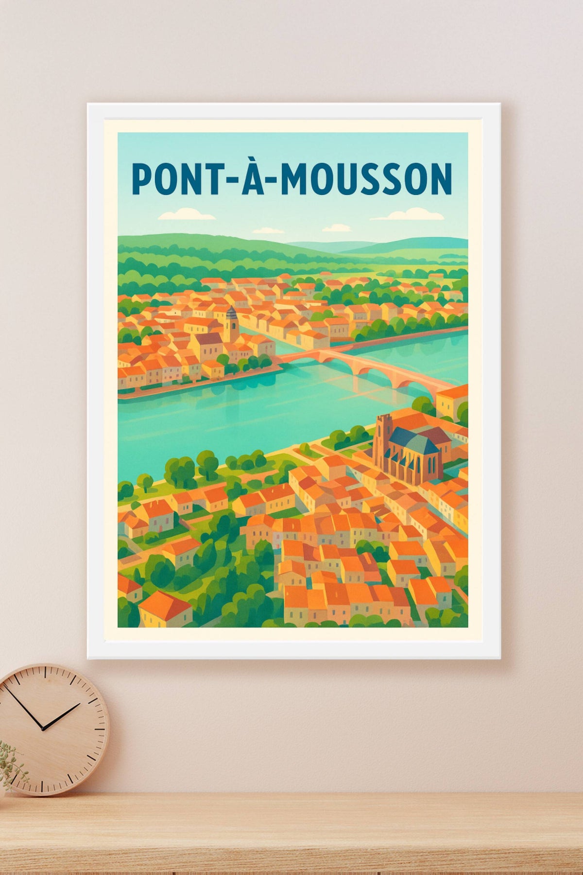 Affiche de Pont-à-Mousson - Charme et Sérénité entre Moselle et histoire