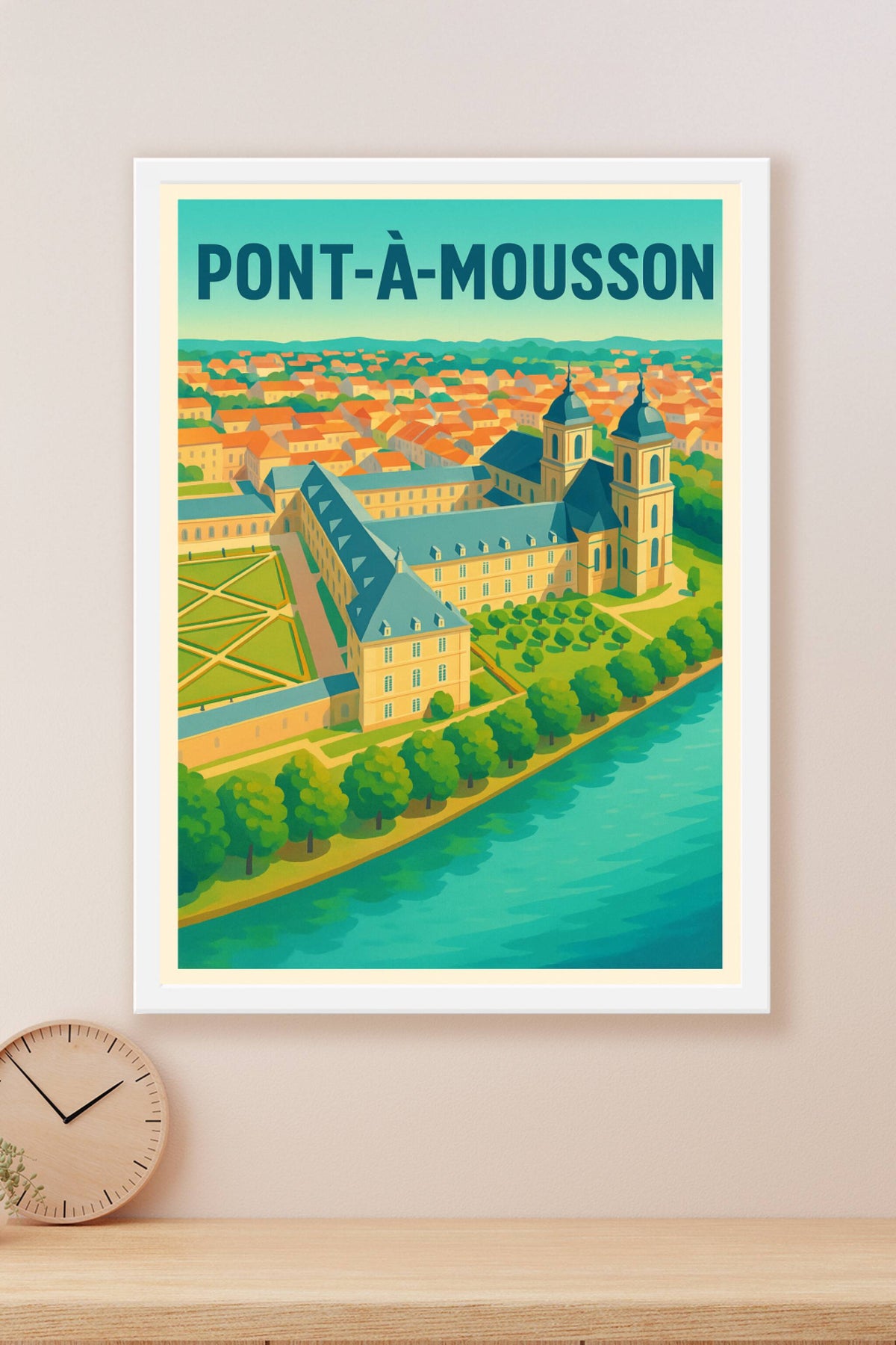 Affiche de Pont-à-Mousson - Charme historique au bord de la Moselle