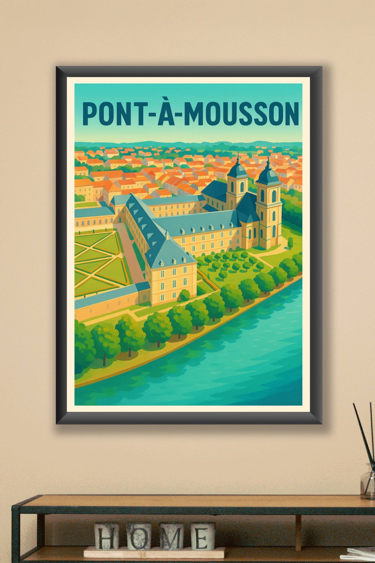 Affiche de Pont-à-Mousson - Charme historique au bord de la Moselle