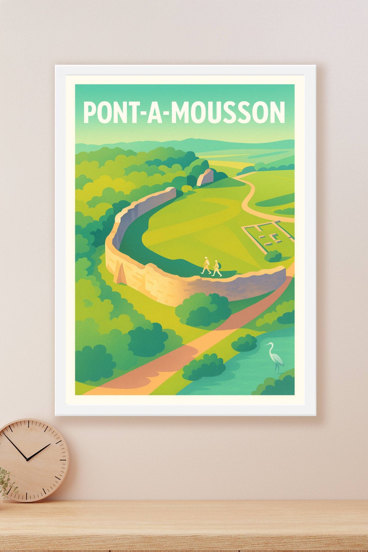 Affiche de Pont-à-Mousson - Évasion et nature au fil des remparts