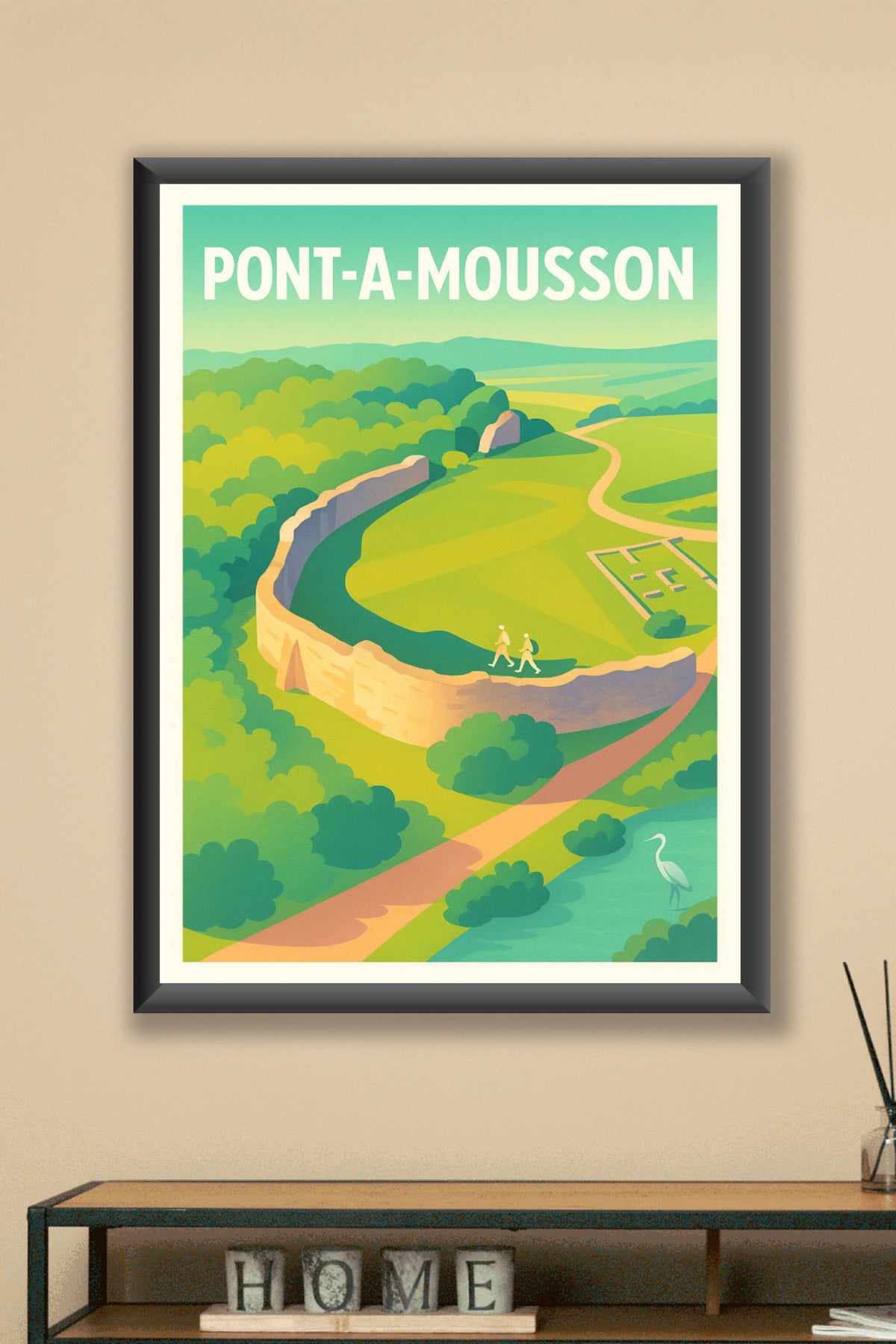 Affiche de Pont-à-Mousson - Évasion et nature au fil des remparts