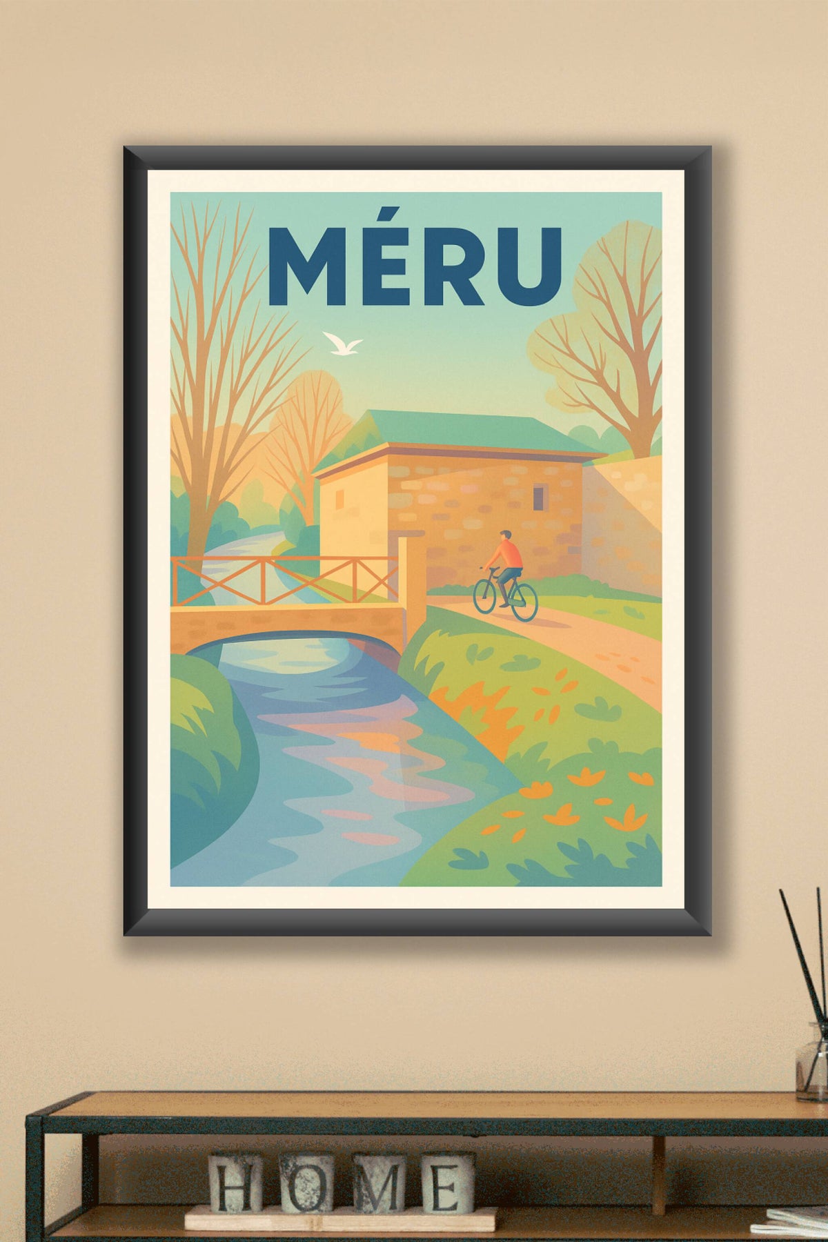 Affiche de Méru - Harmonie bucolique au fil de l'eau