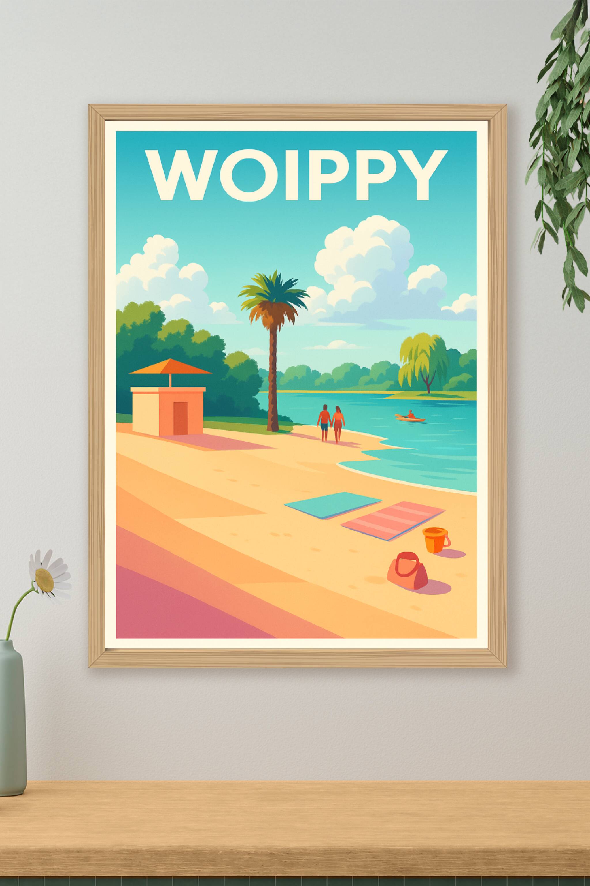 Affiche de Woippy - Évasion au bord de l'eau
