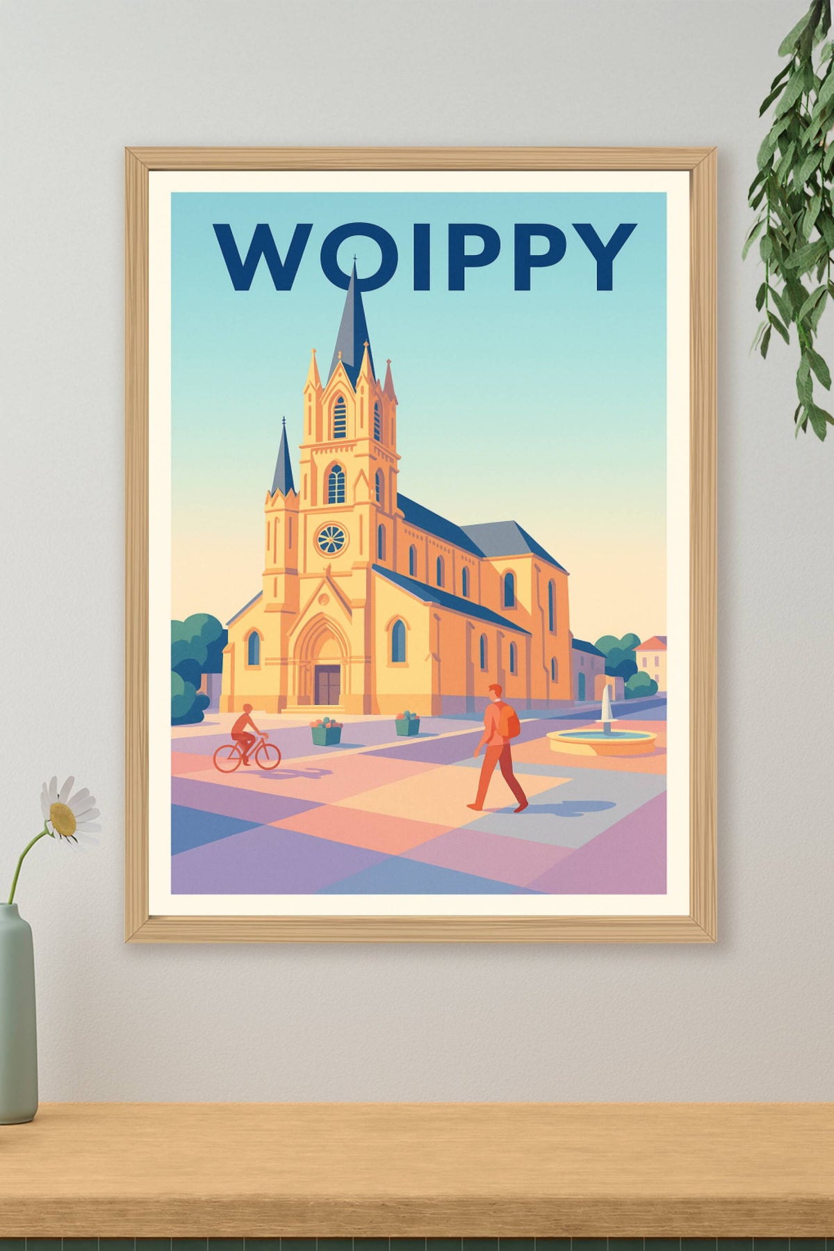 Affiche de Woippy - Charme et Sérénité en Lorraine