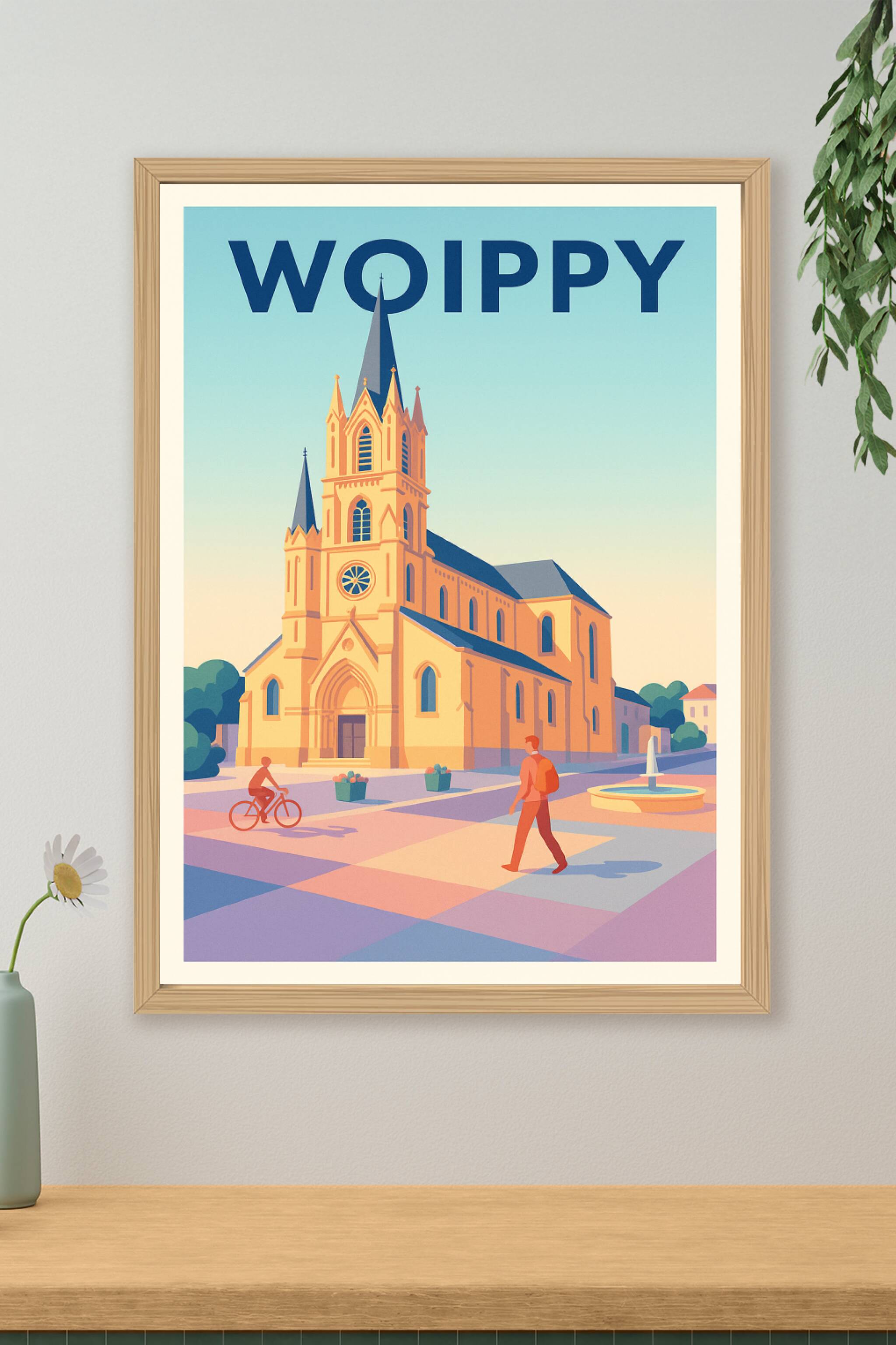 Affiche de Woippy - Charme et Sérénité en Lorraine