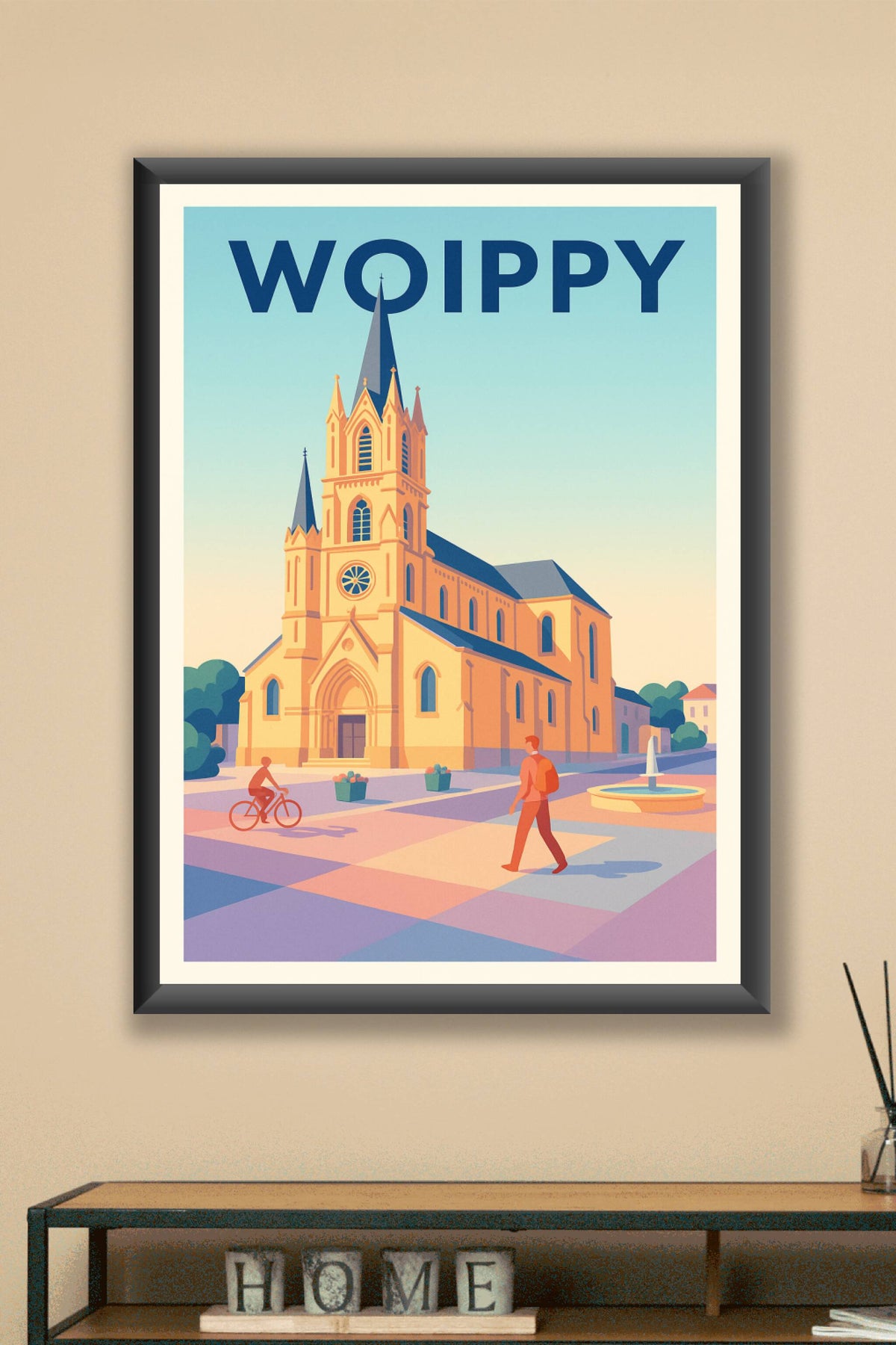 Affiche de Woippy - Charme et Sérénité en Lorraine