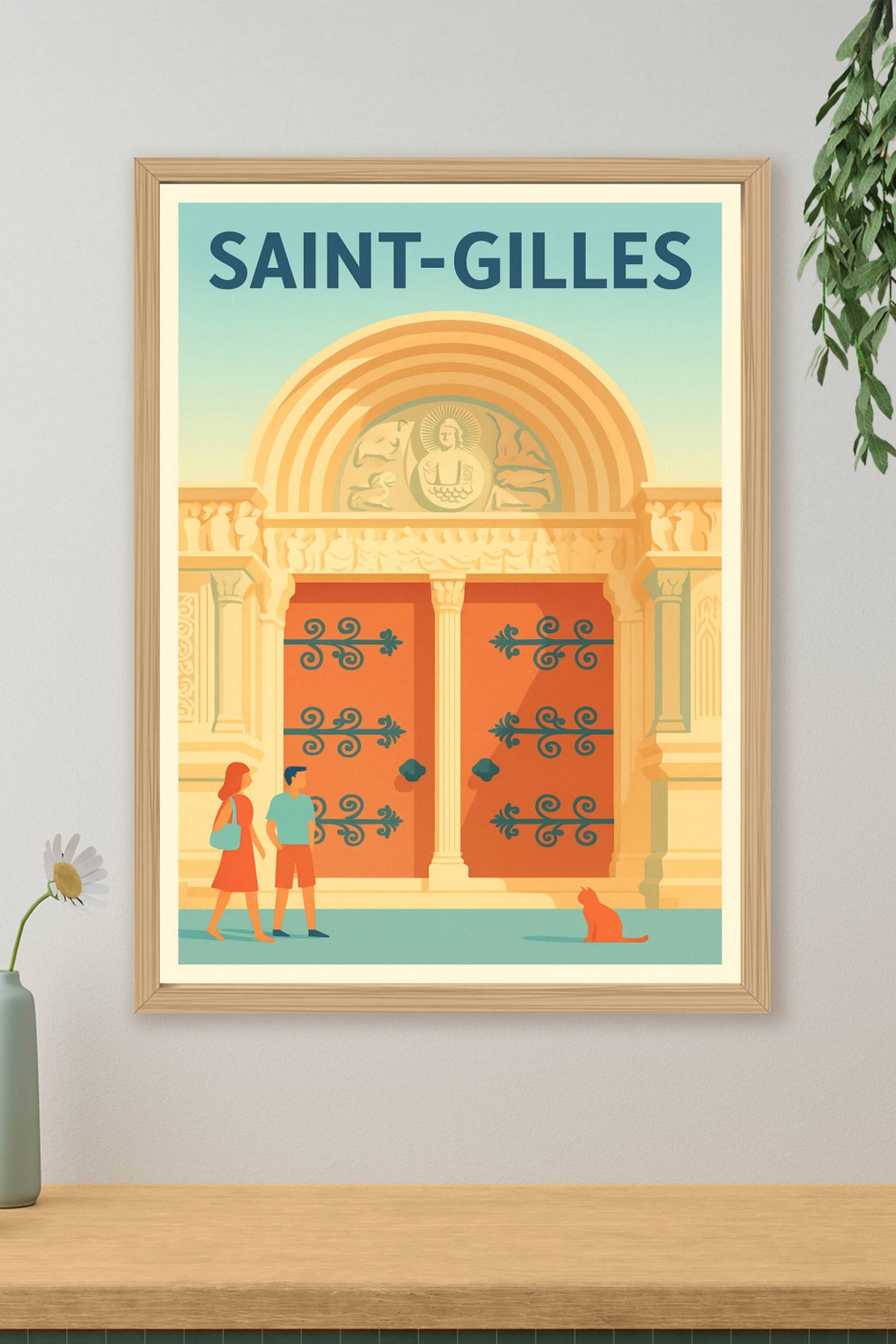 Affiche de Saint-Gilles - Une porte historique pleine de charme
