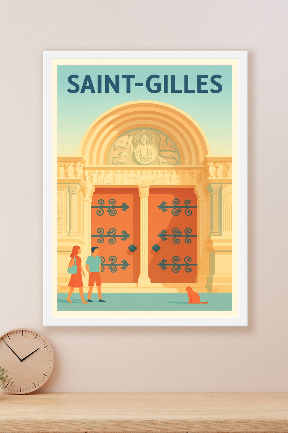 Affiche de Saint-Gilles - Une porte historique pleine de charme