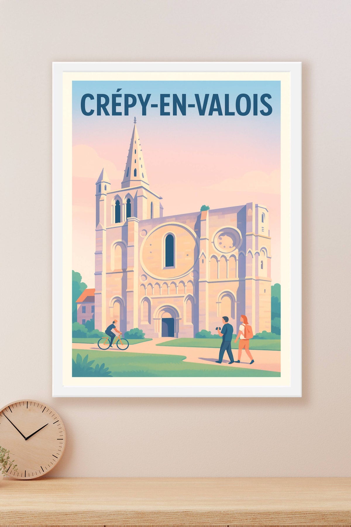 Affiche de Crépy-en-Valois - L'élégance historique au cœur de la ville