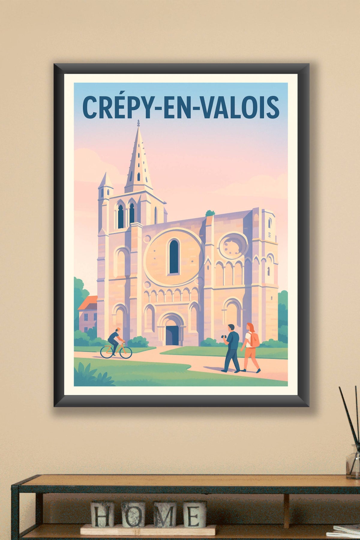 Affiche de Crépy-en-Valois - L'élégance historique au cœur de la ville