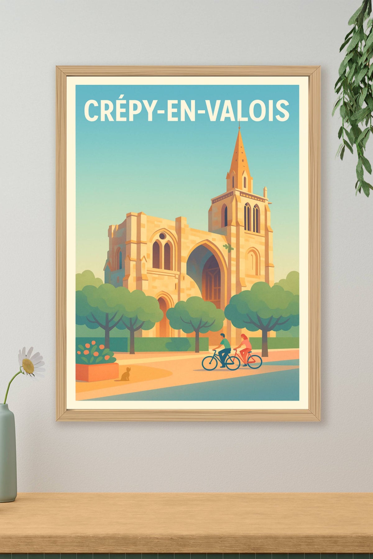 Affiche de Crépy-en-Valois - Charme historique et douceur de vie
