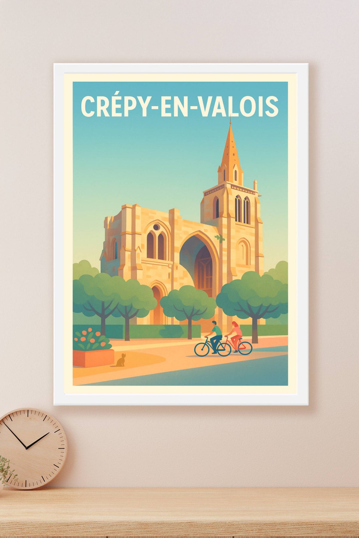 Affiche de Crépy-en-Valois - Charme historique et douceur de vie