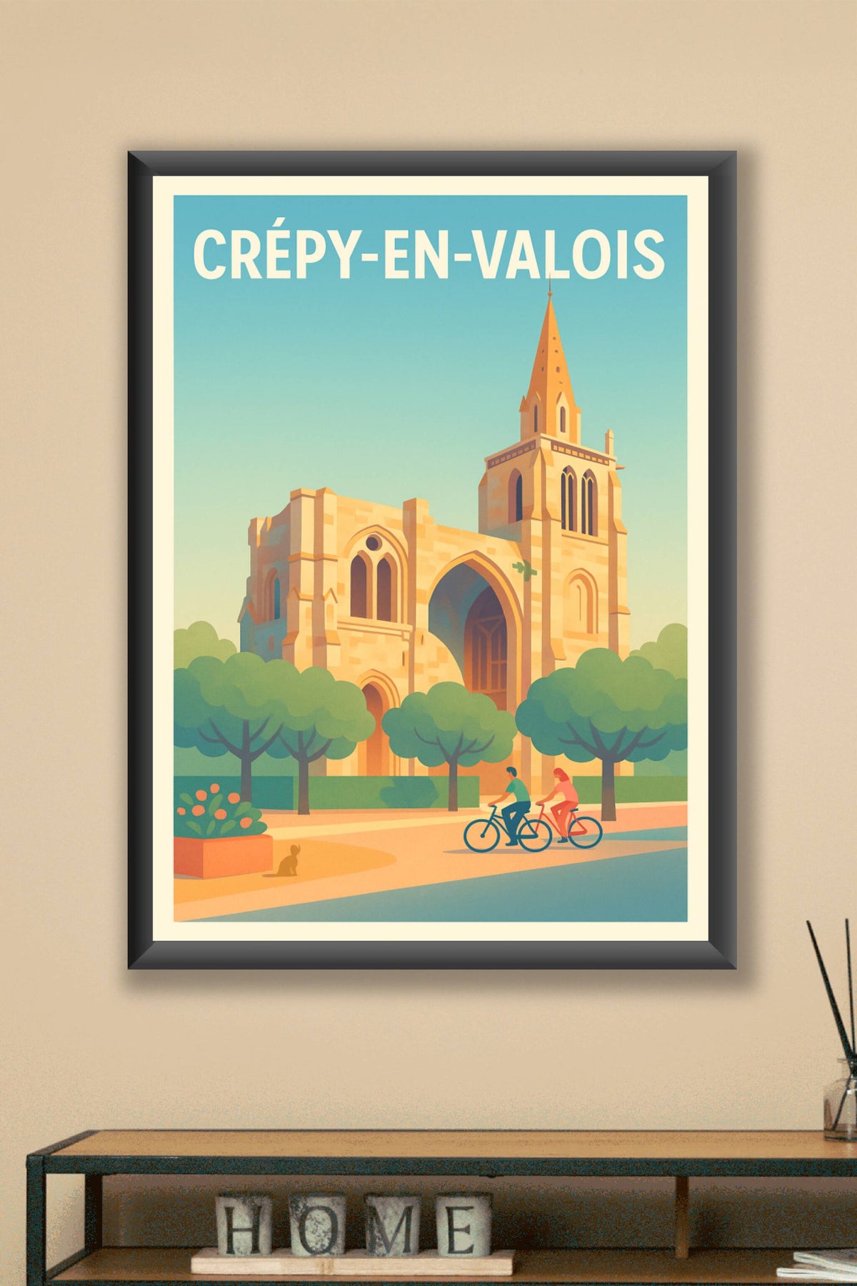 Affiche de Crépy-en-Valois - Charme historique et douceur de vie