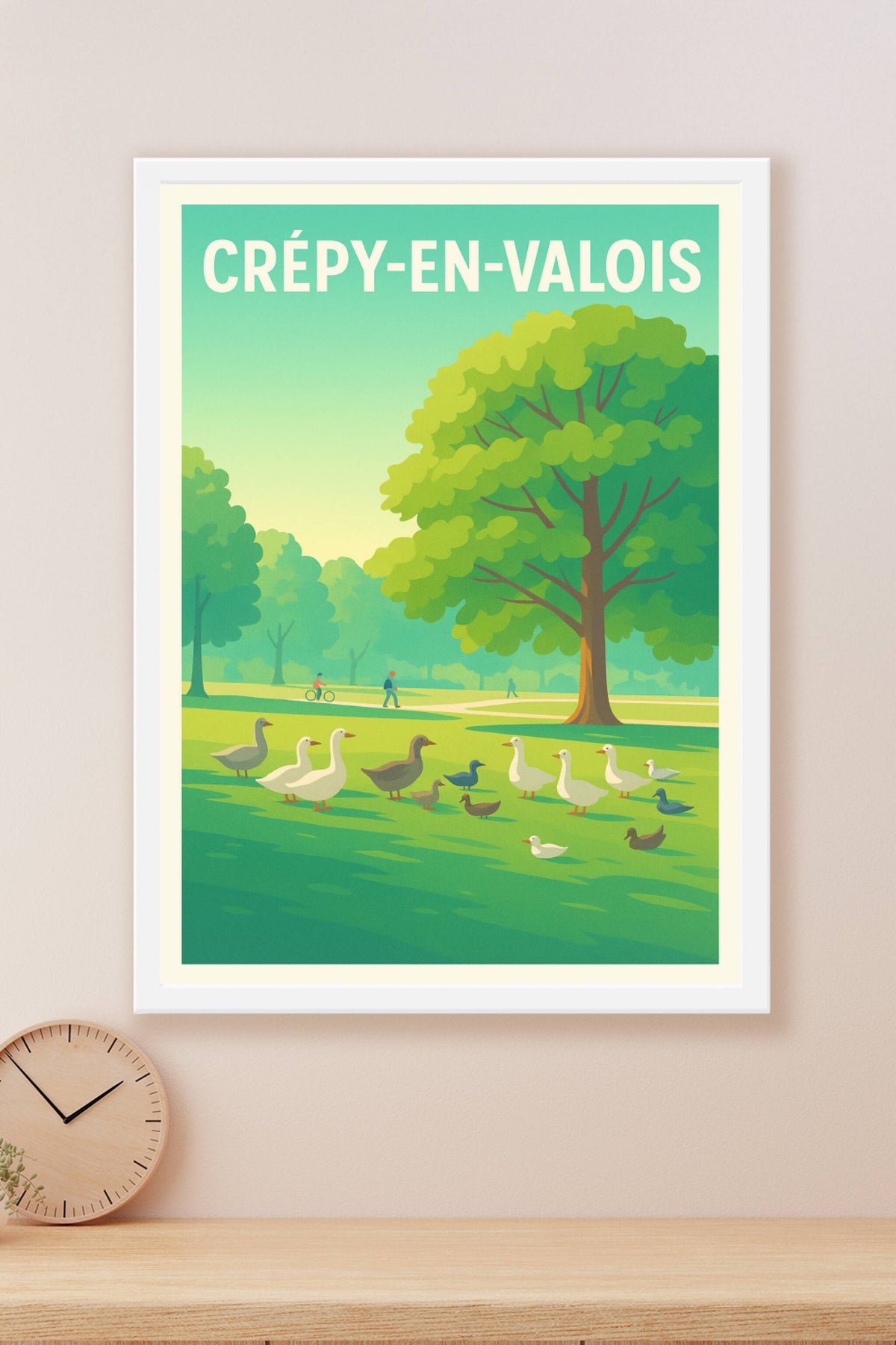 Affiche de Crépy-en-Valois - Un havre de nature paisible