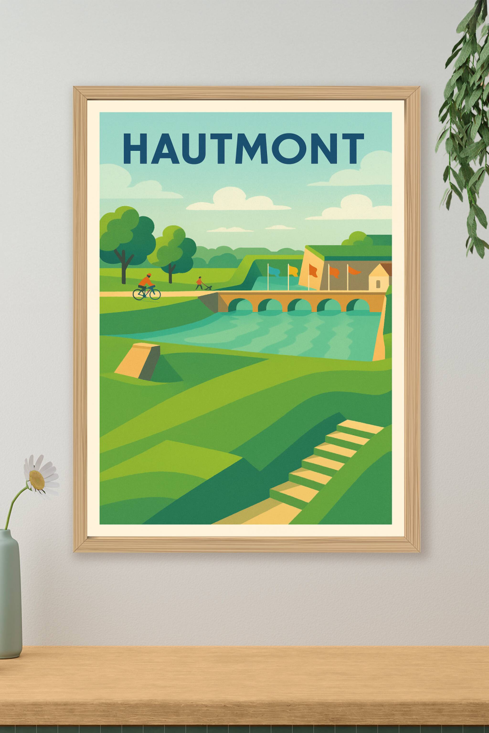 Affiche de Hautmont - Charme et Nature au Fil de l'Eau